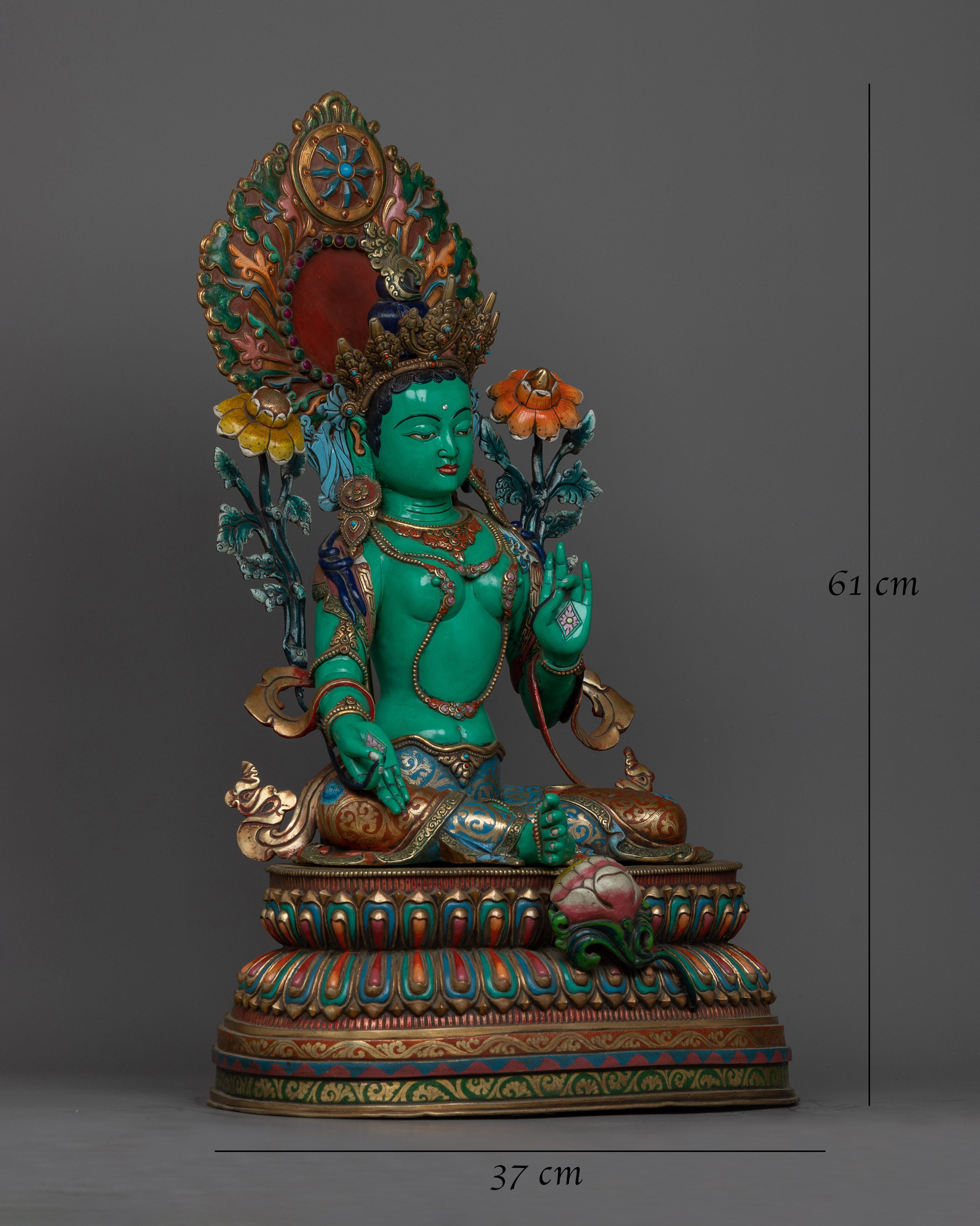 green-tara-beautiful sculpture