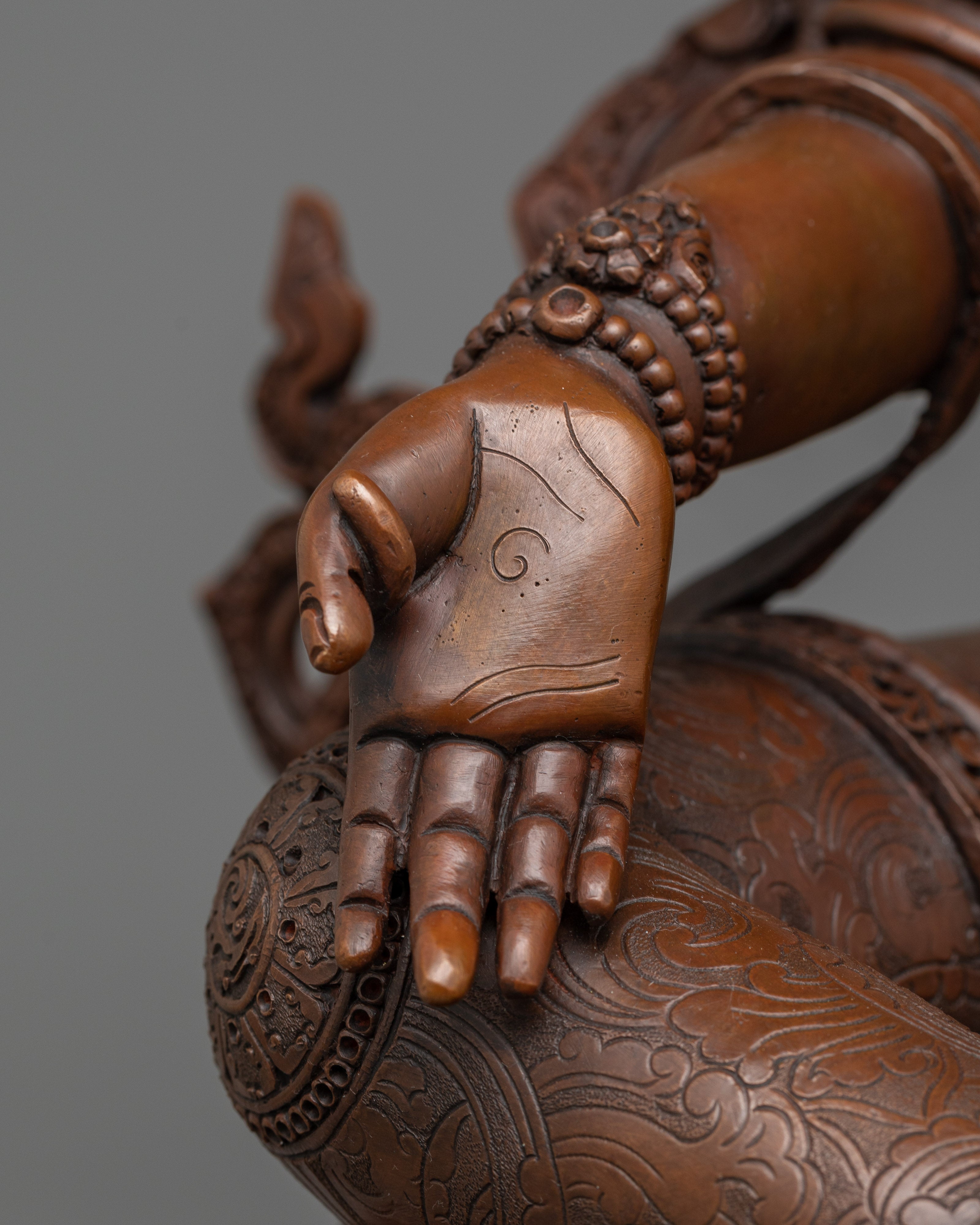 Green Tara Oxidized Statue | Embrace Divine Protection and Compassion