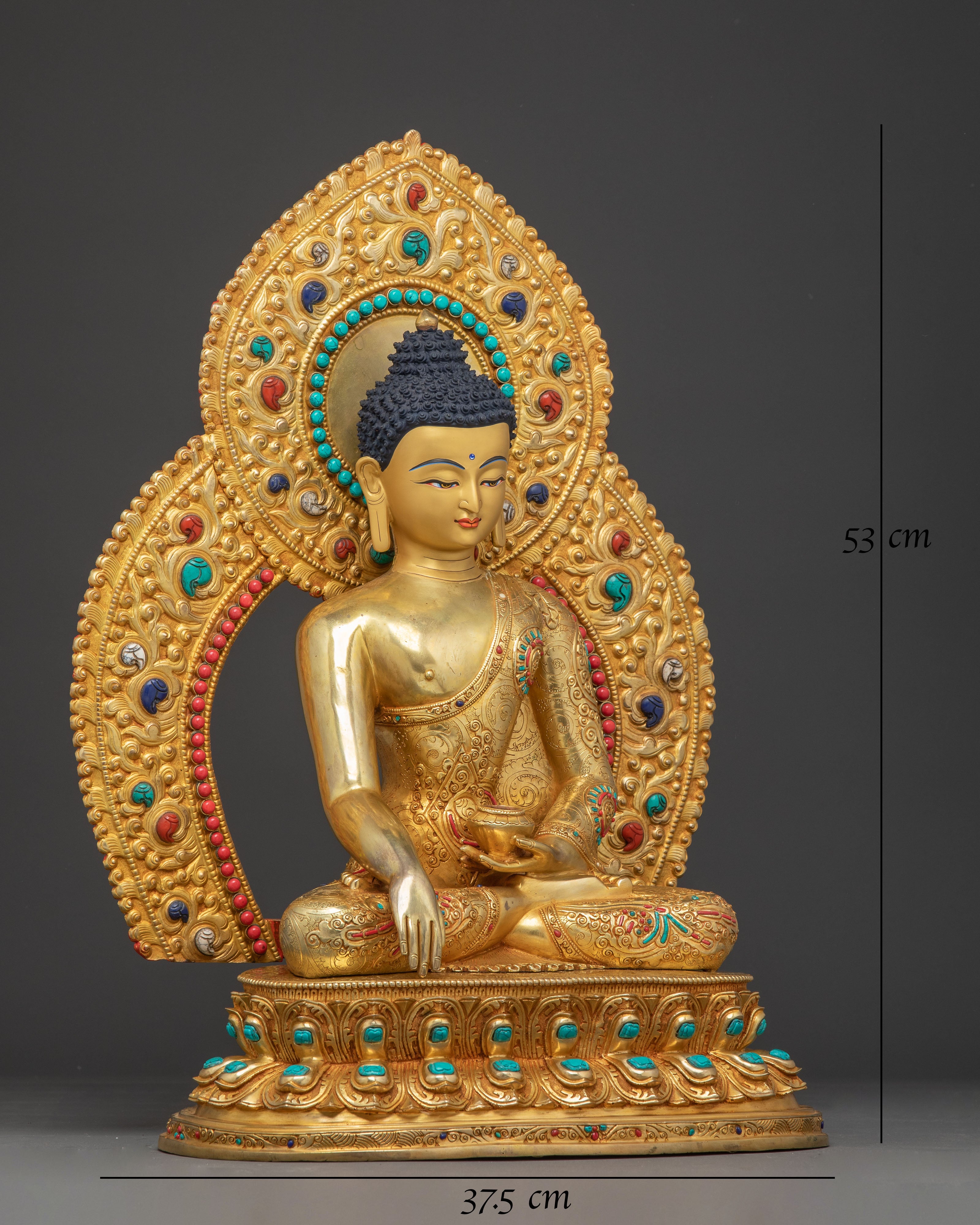 Handmade Buddhist Three Buddha Trio | Shakyamuni, Amitabha, and Medicine Buddha