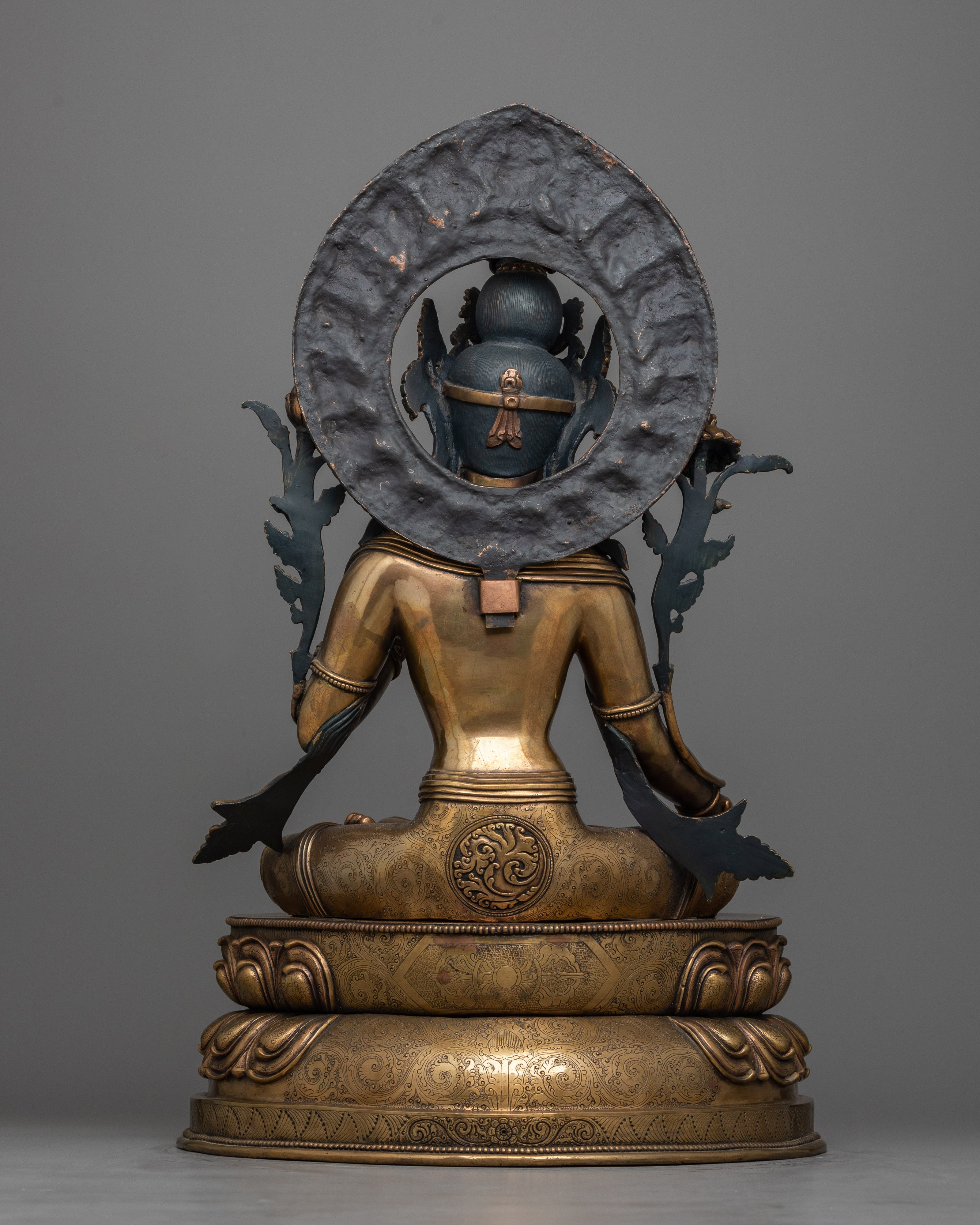 Radiant Antique White Tara Statue | Embodying Divine Tranquility