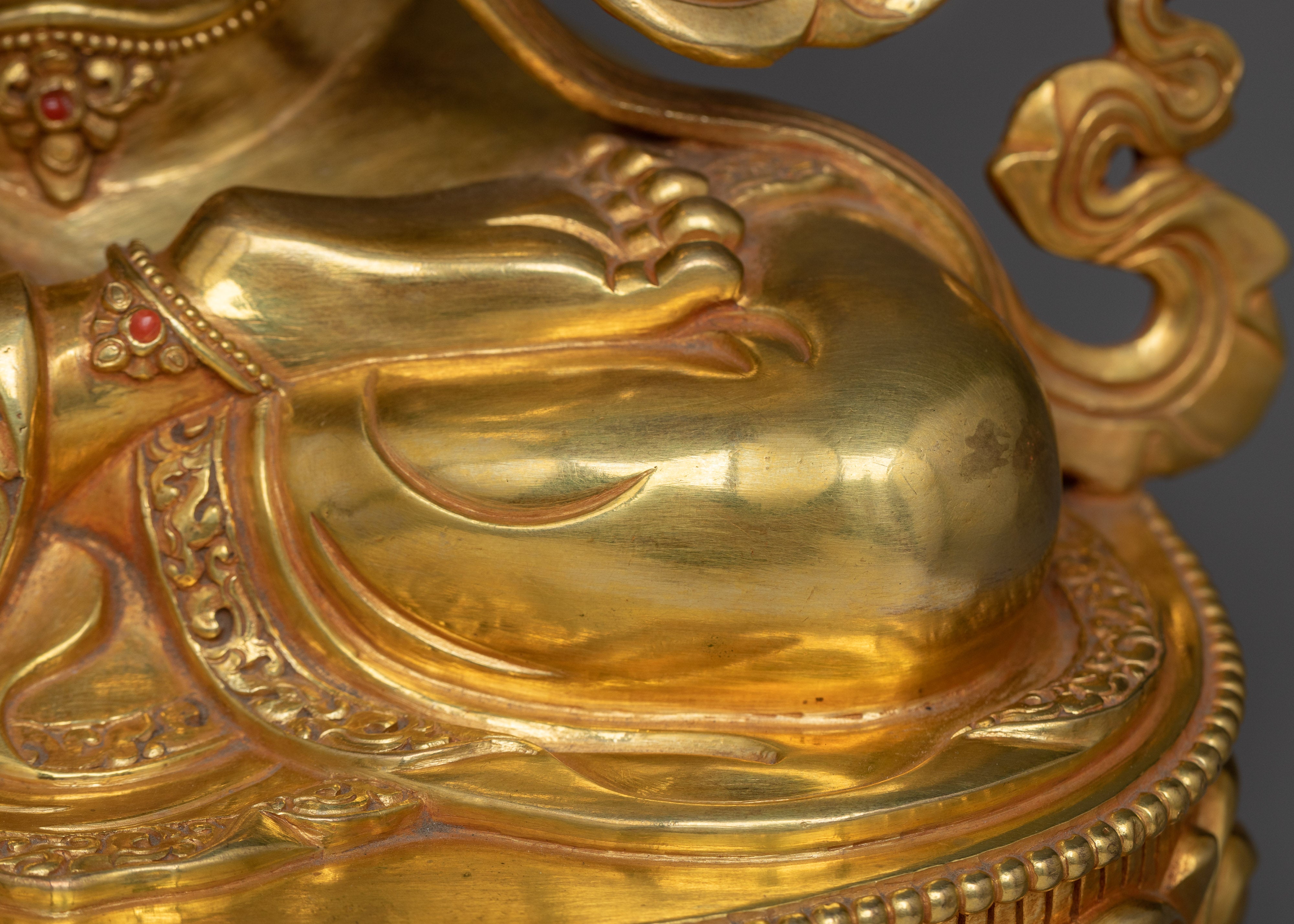 Gold-Gilded Vajradhara Statue | Embrace the Power of Enlightenment