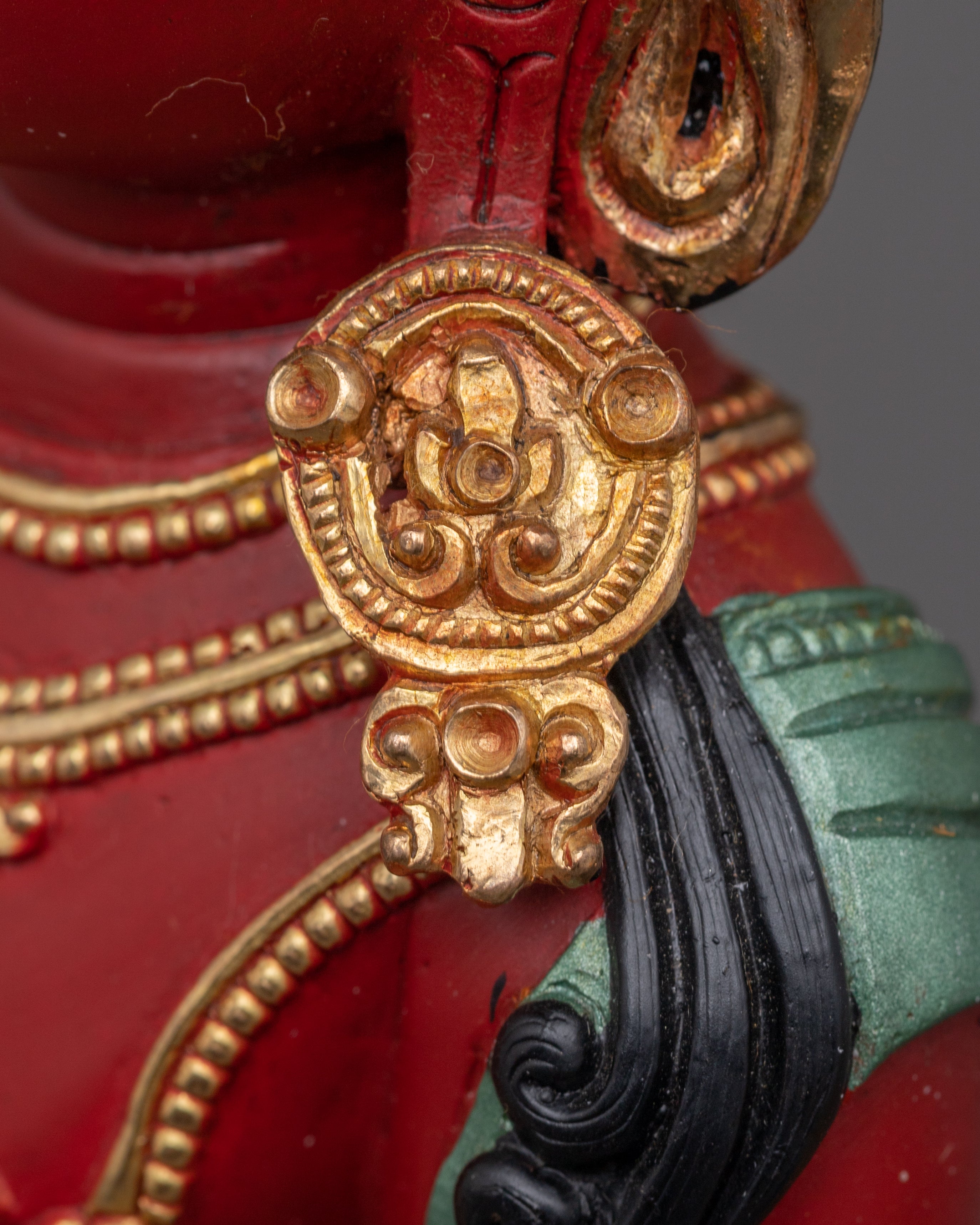 Amitayus Buddha from Pure Land | Gold Gilded Statue