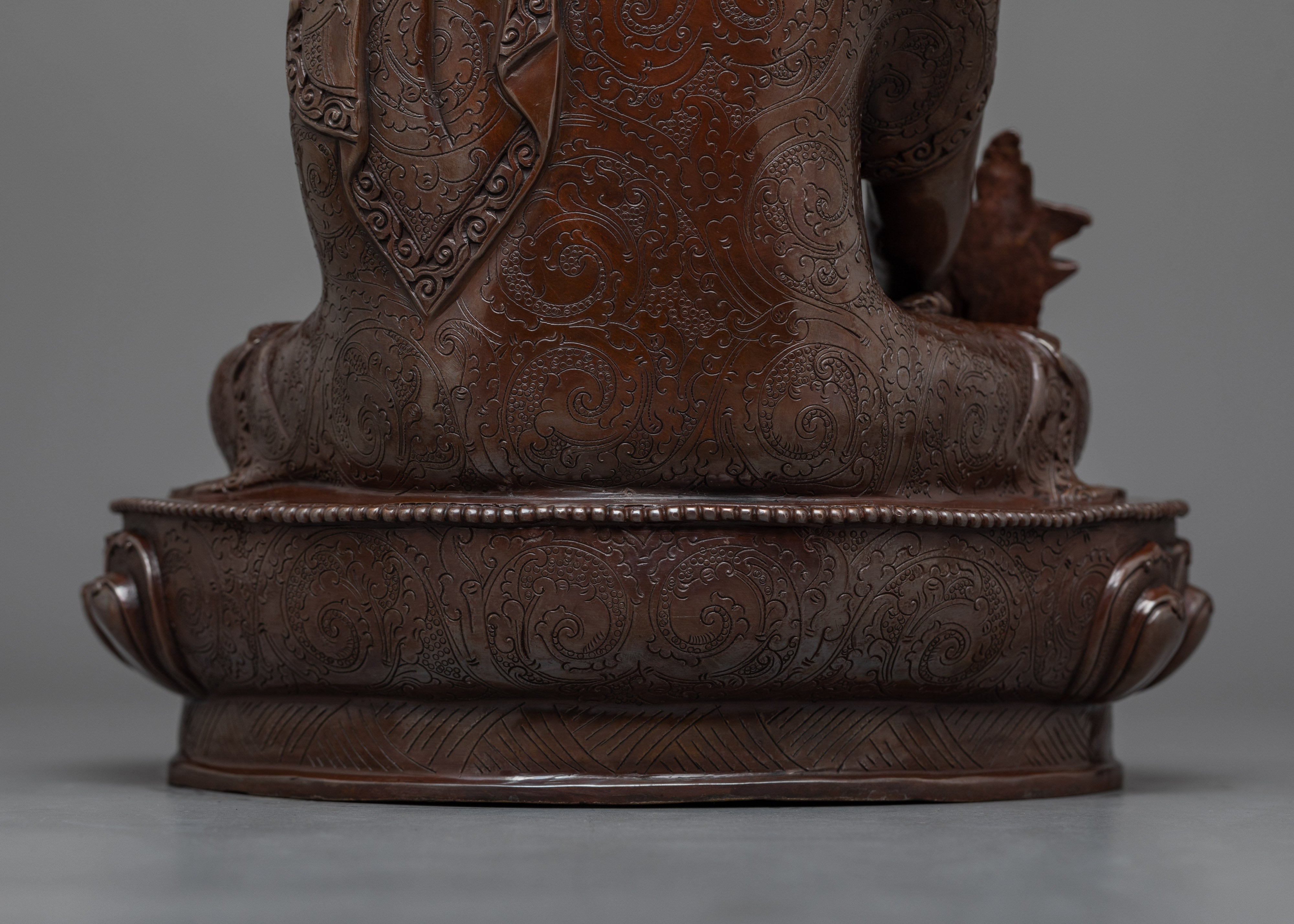 Medicine Buddha Copper Statue | Healing, Compassion, and Spiritual Practice