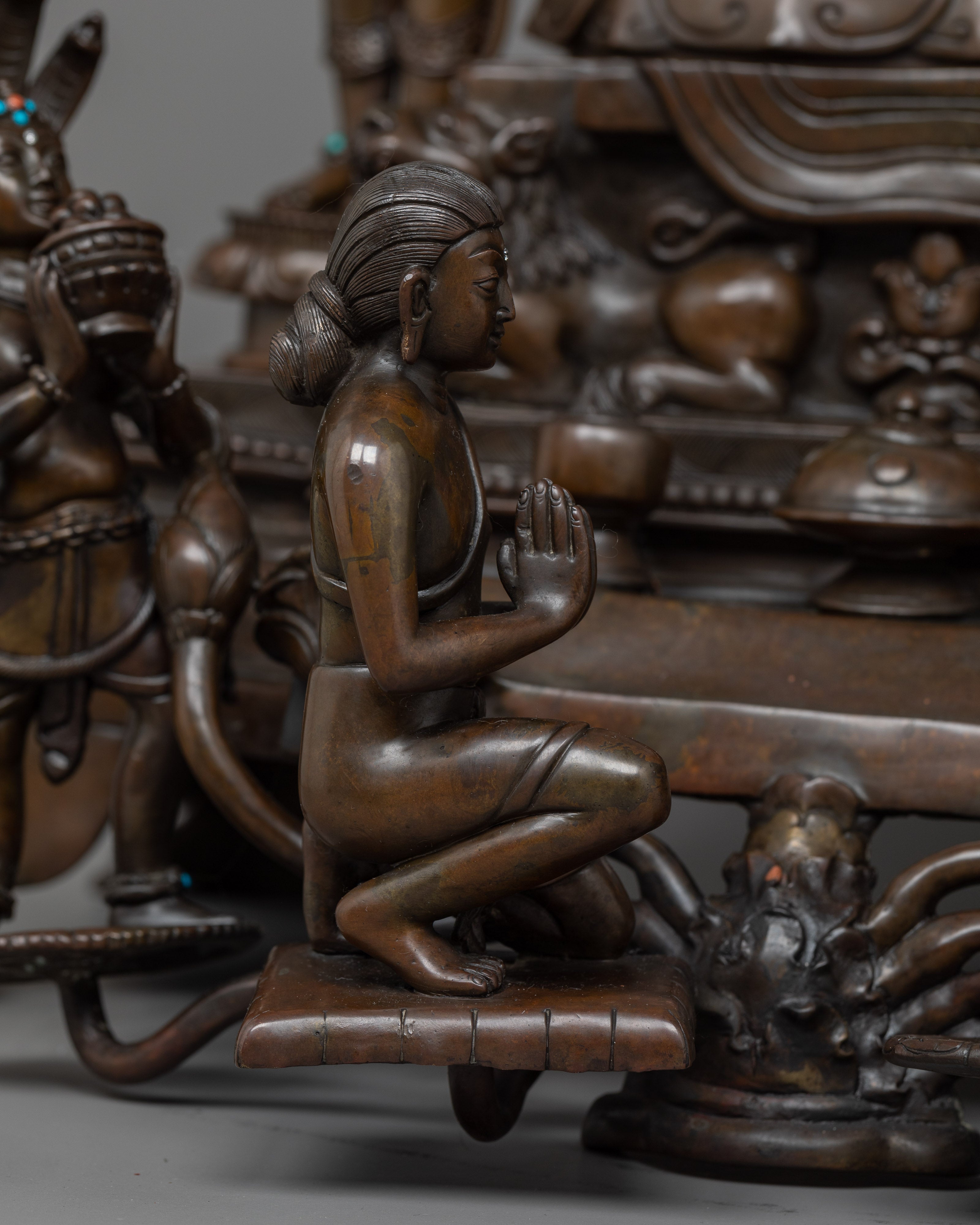 Shyama Tara Oxidized Figurine | Majestic Masterpiece of Devotion