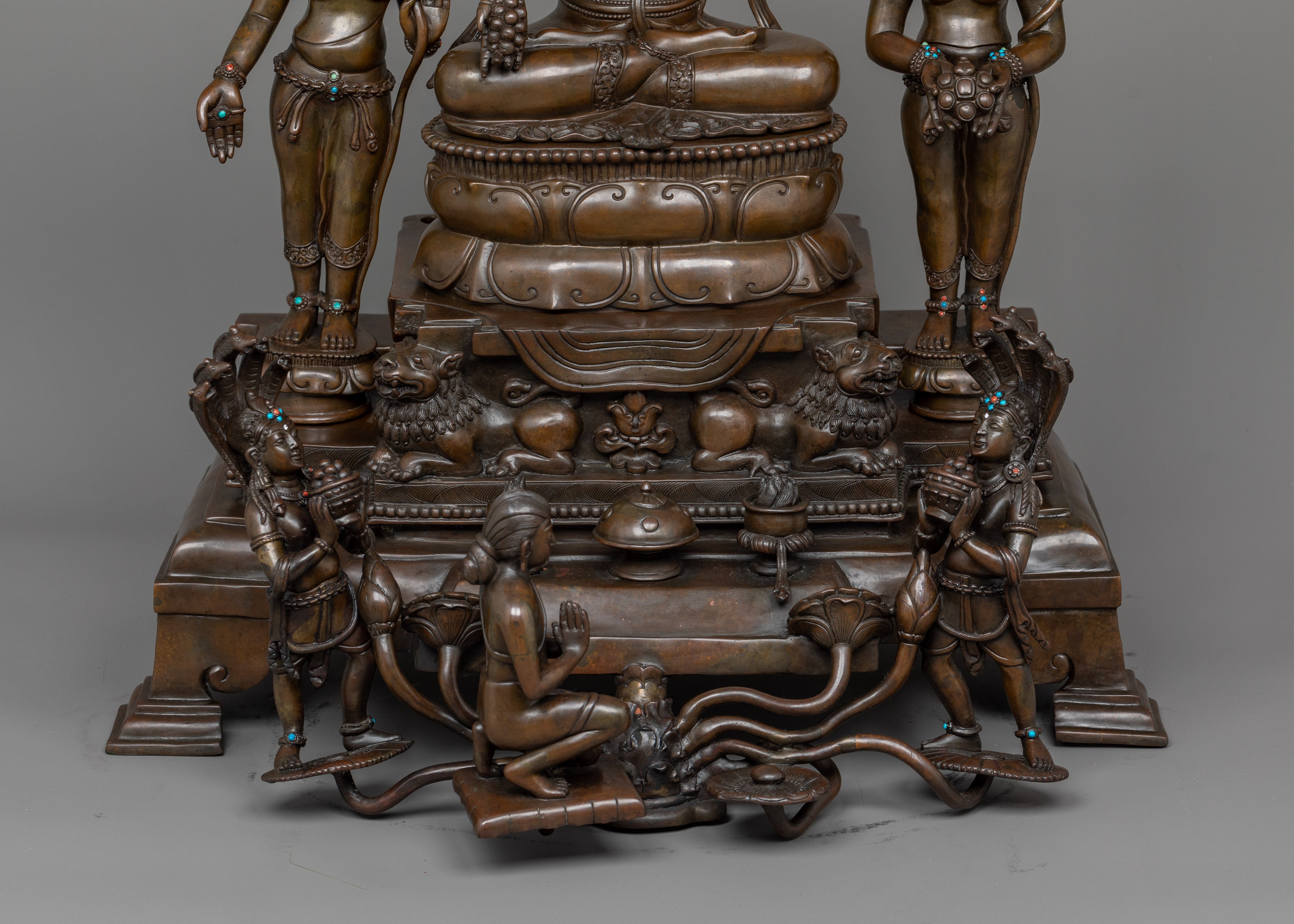 Shyama Tara Oxidized Figurine | Majestic Masterpiece of Devotion