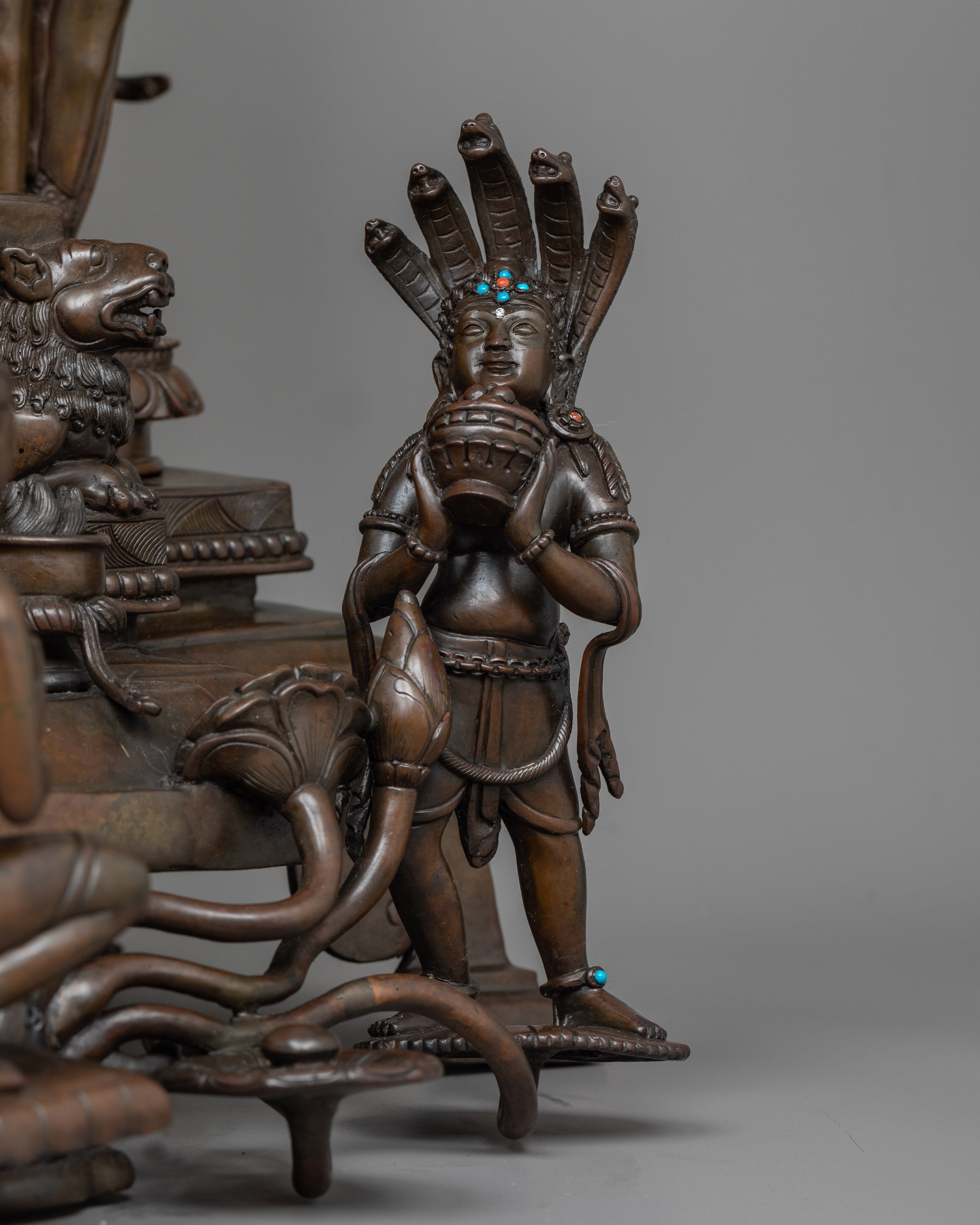 Shyama Tara Oxidized Figurine | Majestic Masterpiece of Devotion