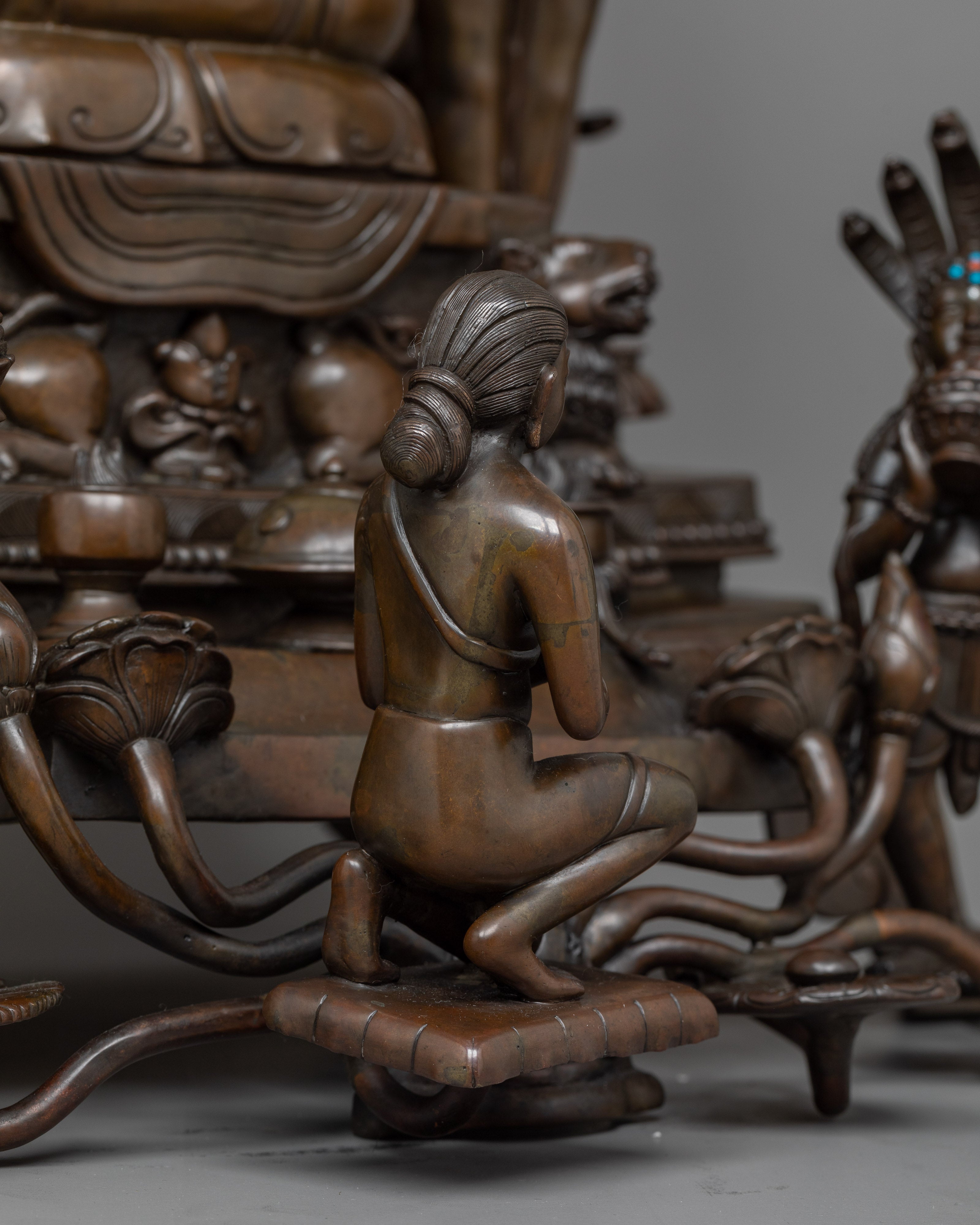 Shyama Tara Oxidized Figurine | Majestic Masterpiece of Devotion