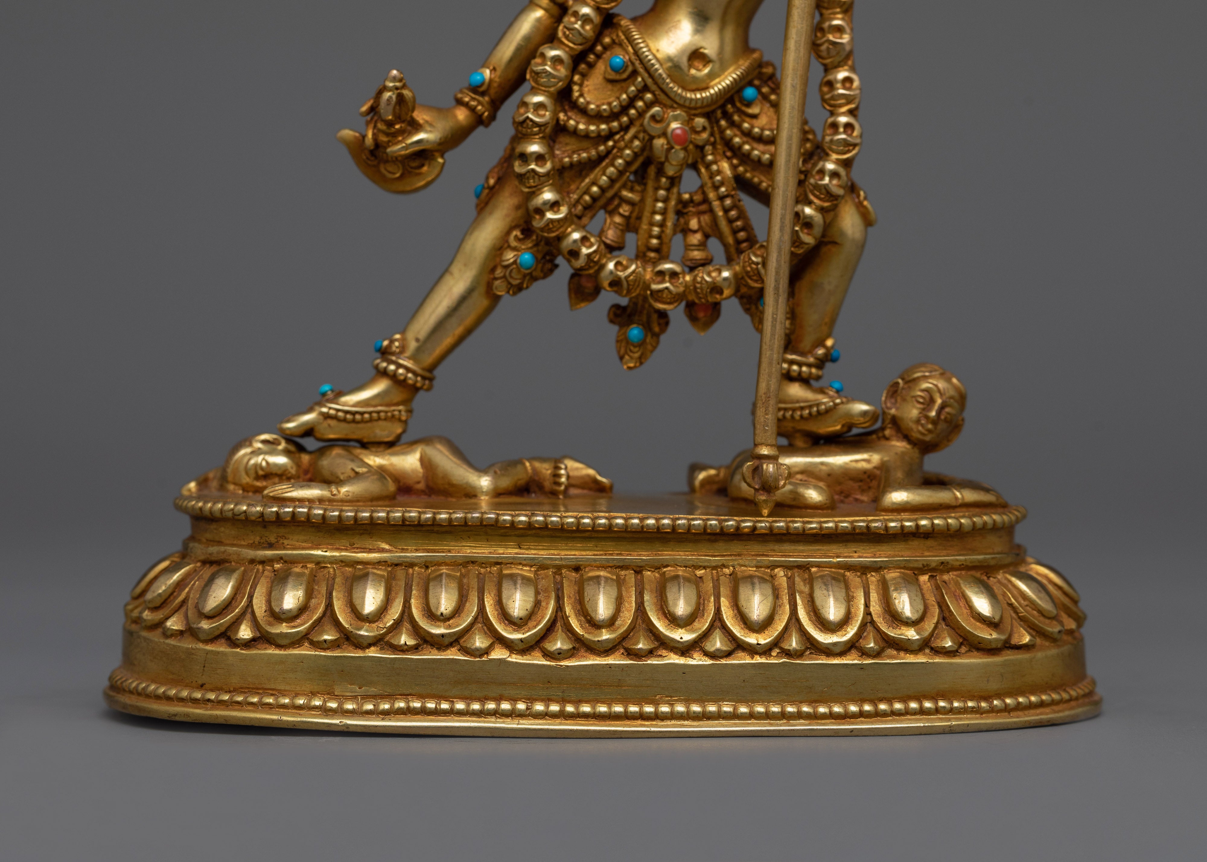 Beautifully Gold-Gilded Vajrayogini Statue | Handcrafted Artwork of Nepalese Artisans