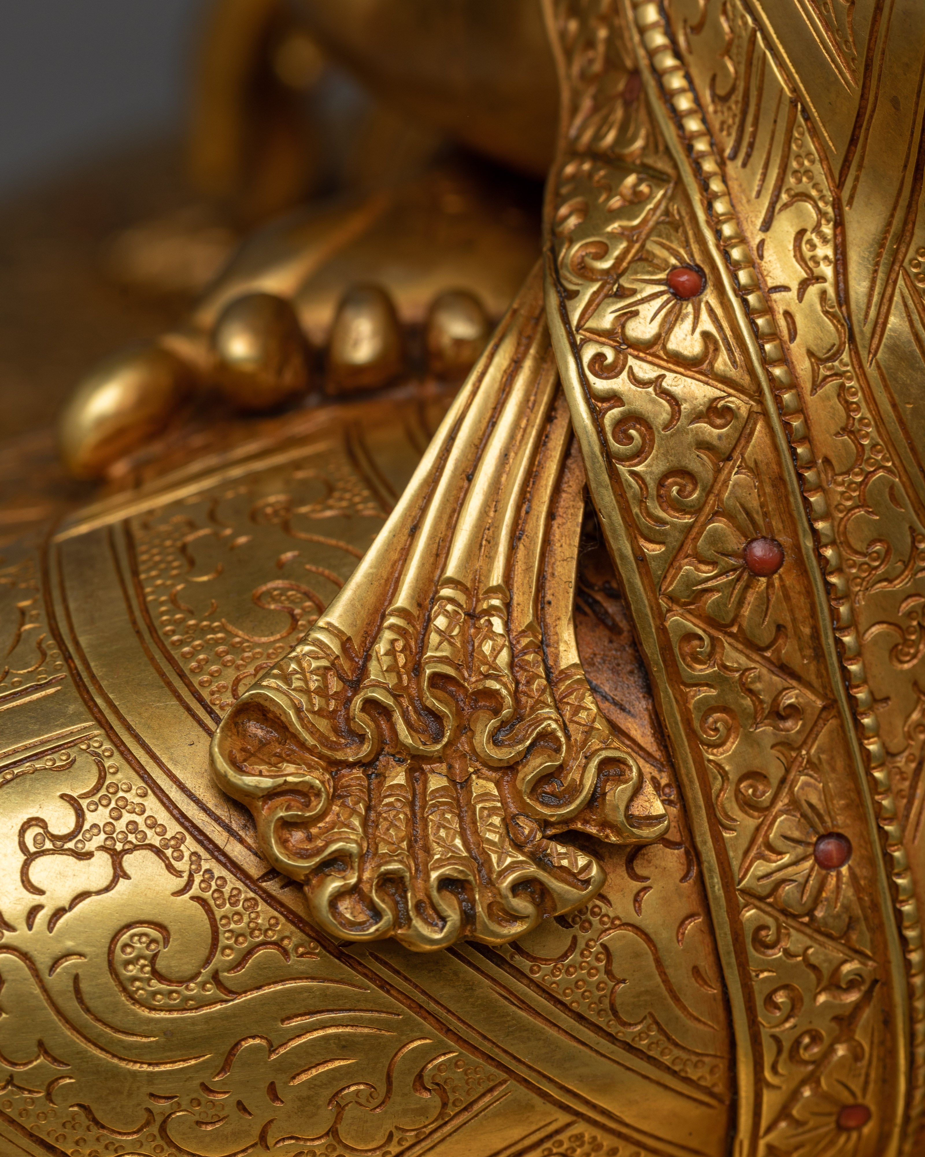 Artistic Shakyamuni Buddha Enlighten Statue | Enlightenment Dharma Teacher