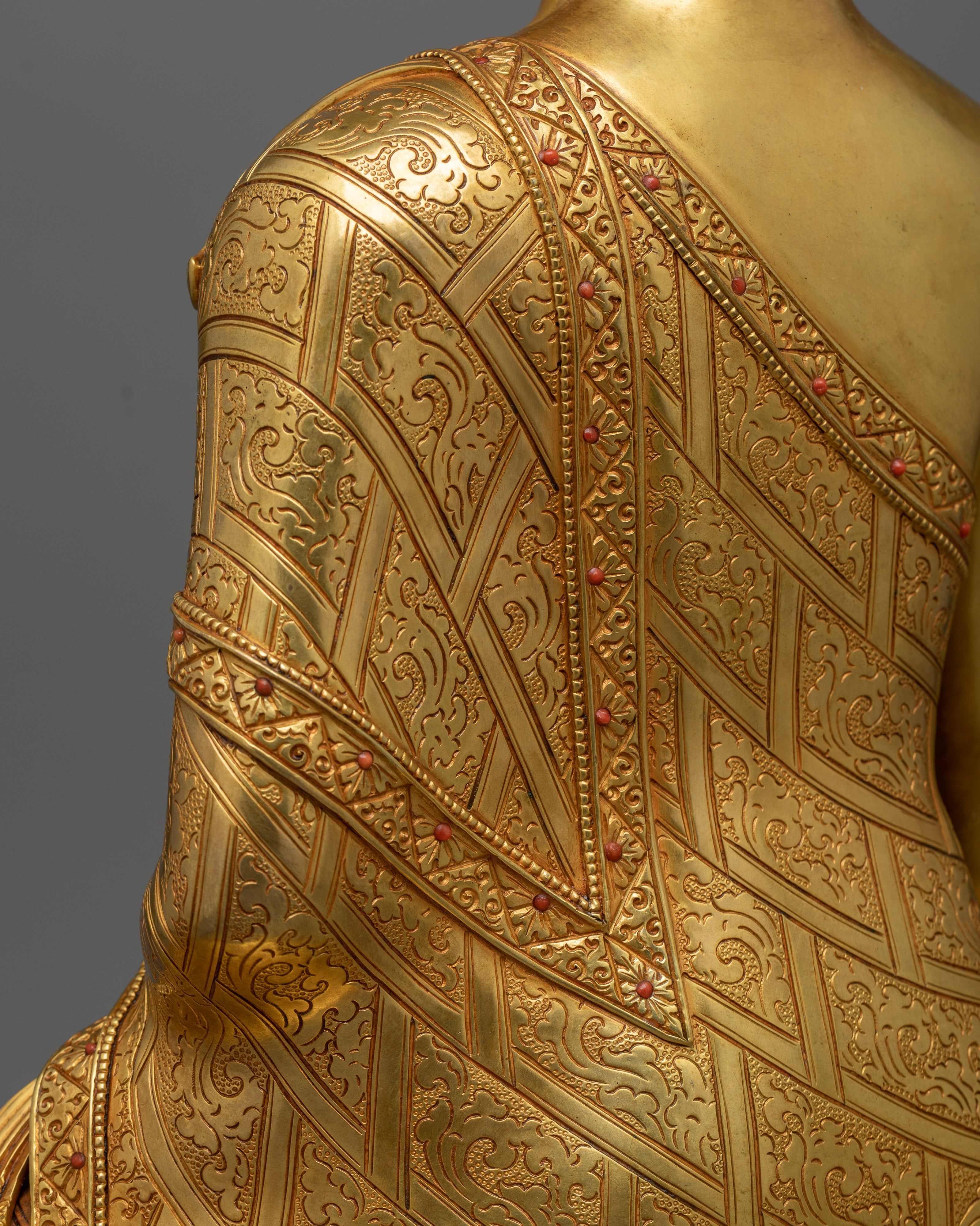 Artistic Shakyamuni Buddha Enlighten Statue | Enlightenment Dharma Teacher