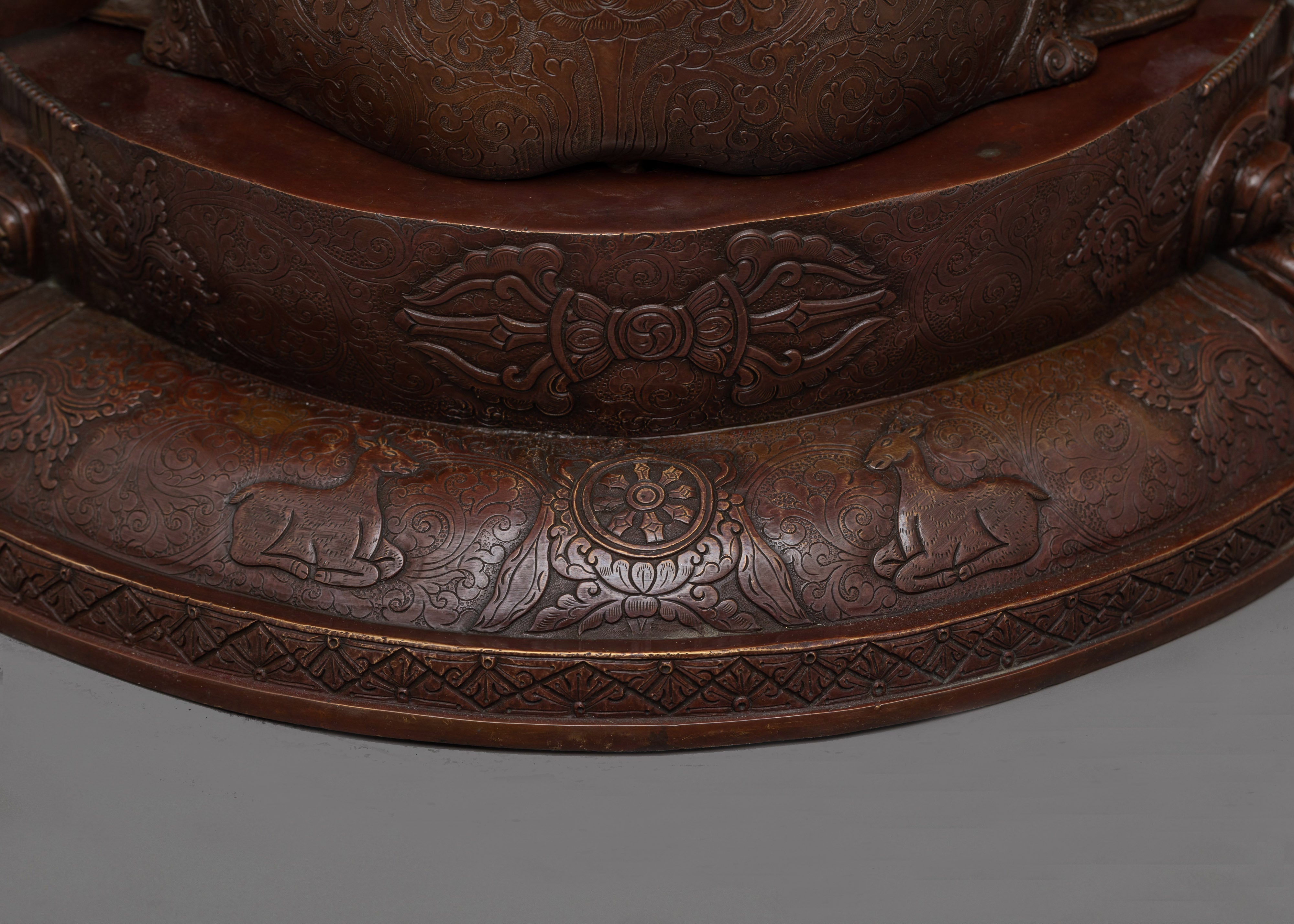 Oxidized Vajrasattva Figure | Handcrafted Symbol of Purity