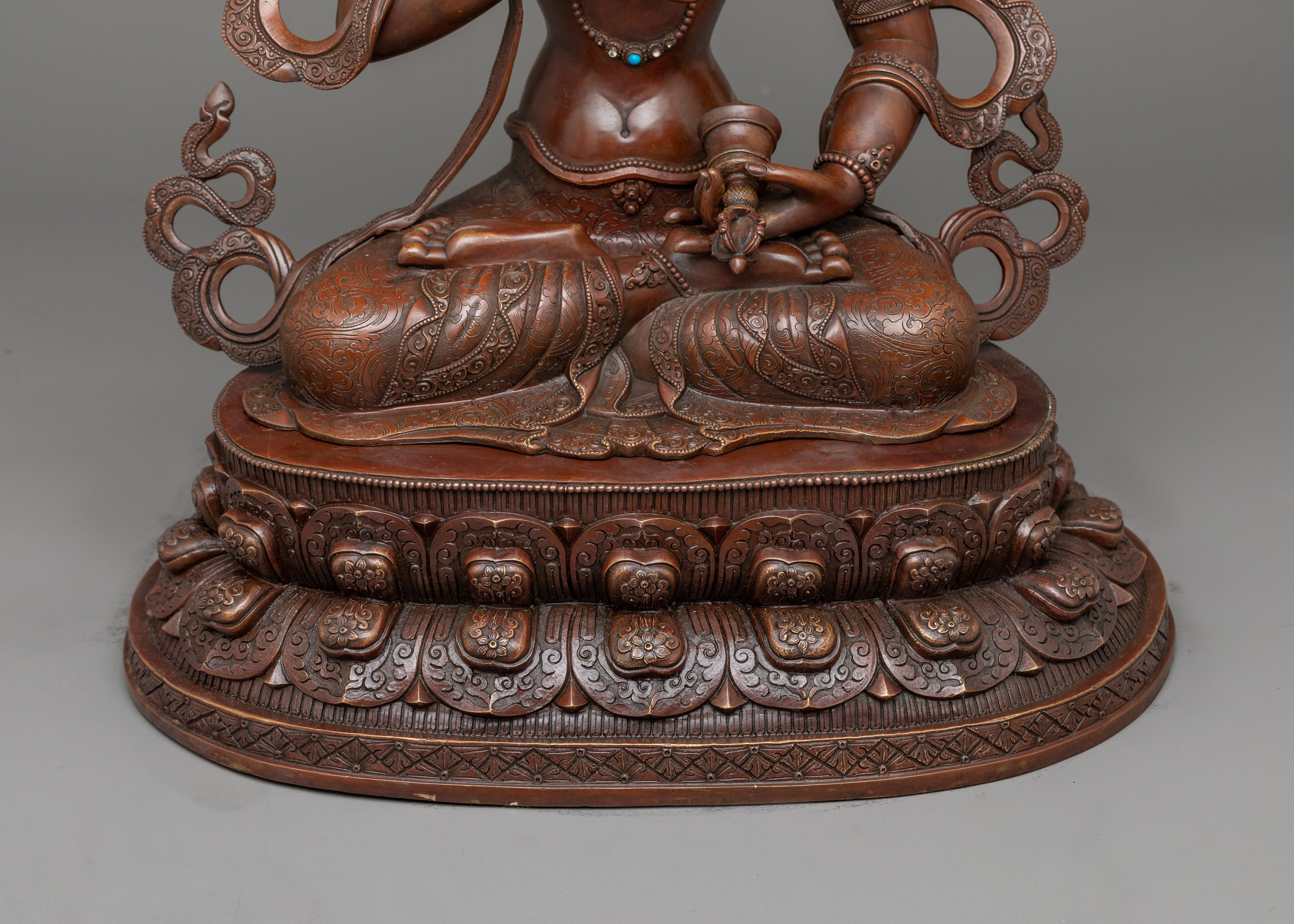 Oxidized Vajrasattva Figure | Handcrafted Symbol of Purity