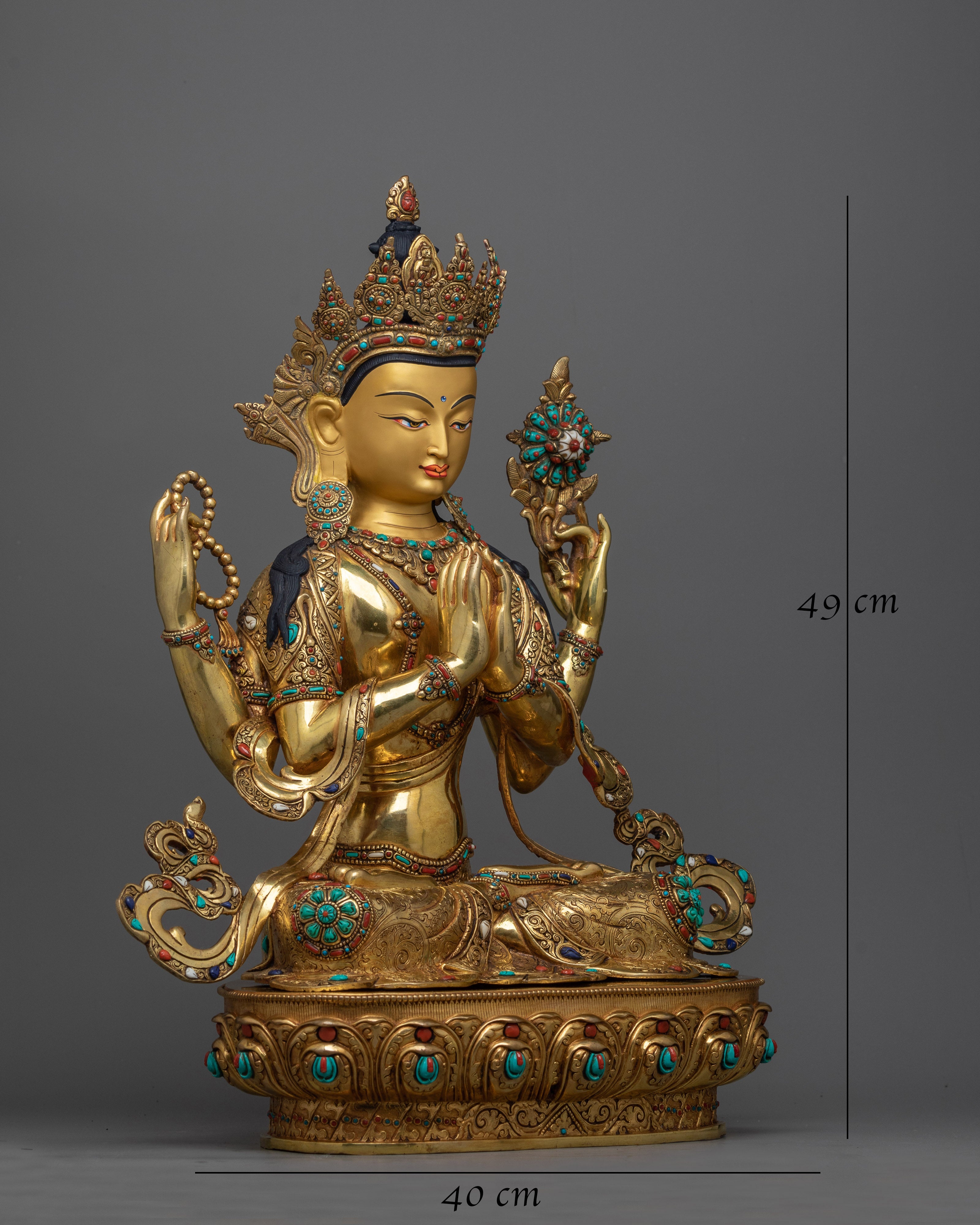 Serene Chenrezig Premium Statue | Exquisite Symbol of Divine Compassion