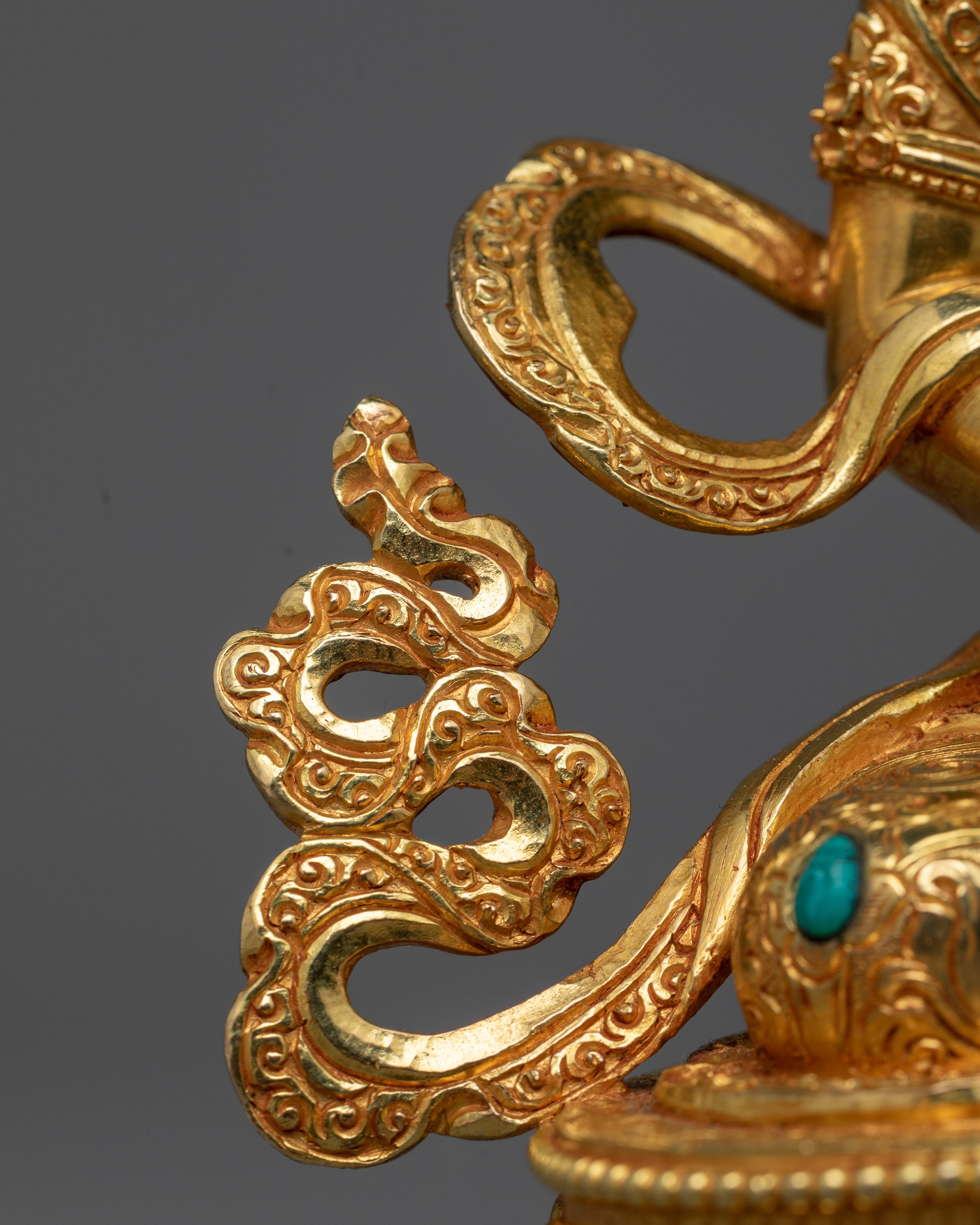 Amitayus Longevity Deity 23cm Statue | Handcrafted with Timeless Precision and Grace