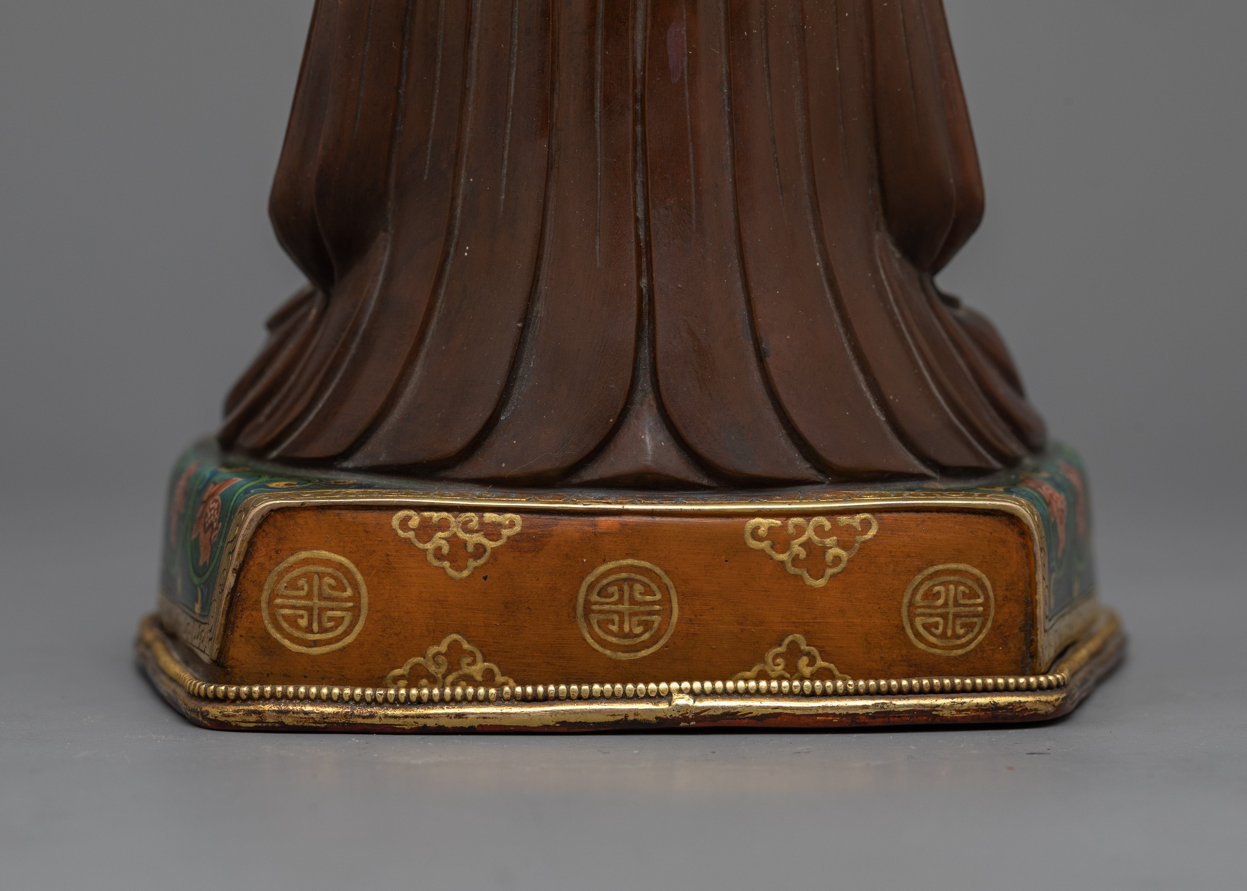 Gampopa with 2nd and 4th Karmapas Statue | A Symbol of Tibetan Wisdom and Leadership