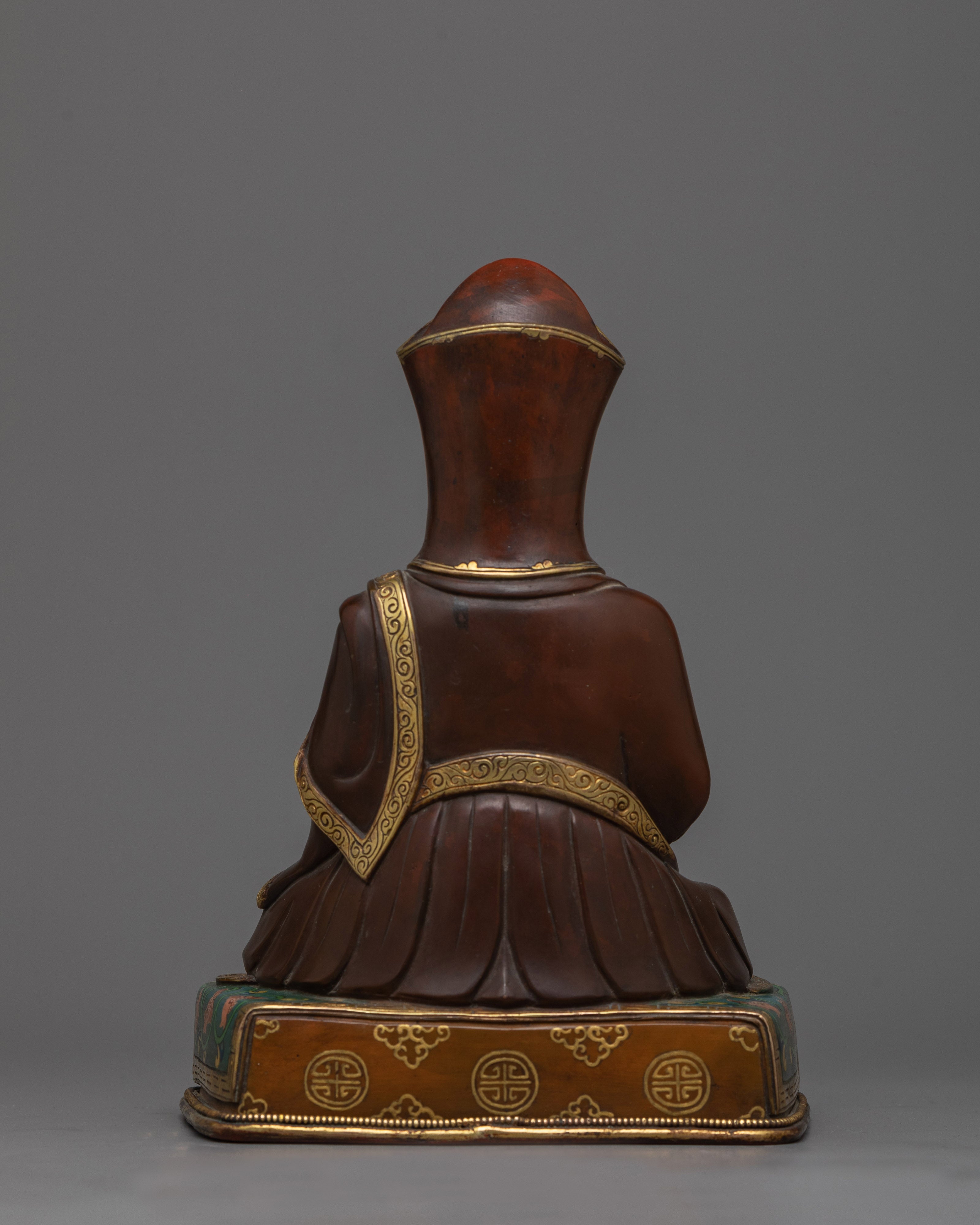 Gampopa with 2nd and 4th Karmapas Statue | A Symbol of Tibetan Wisdom and Leadership