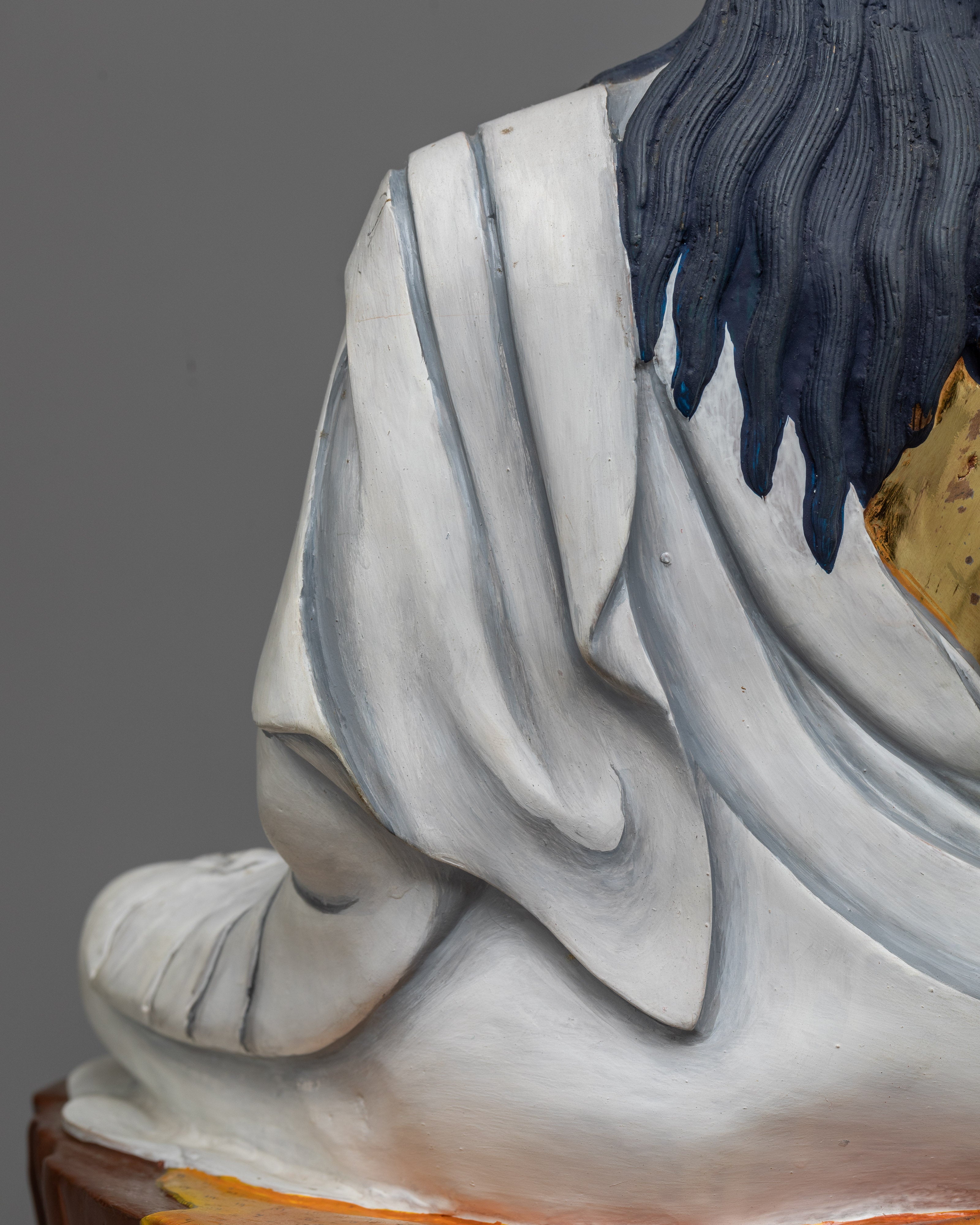 Kagyu Three Masters Statue Set | 24K Gold-Gilded Icons of Tibetan Buddhism