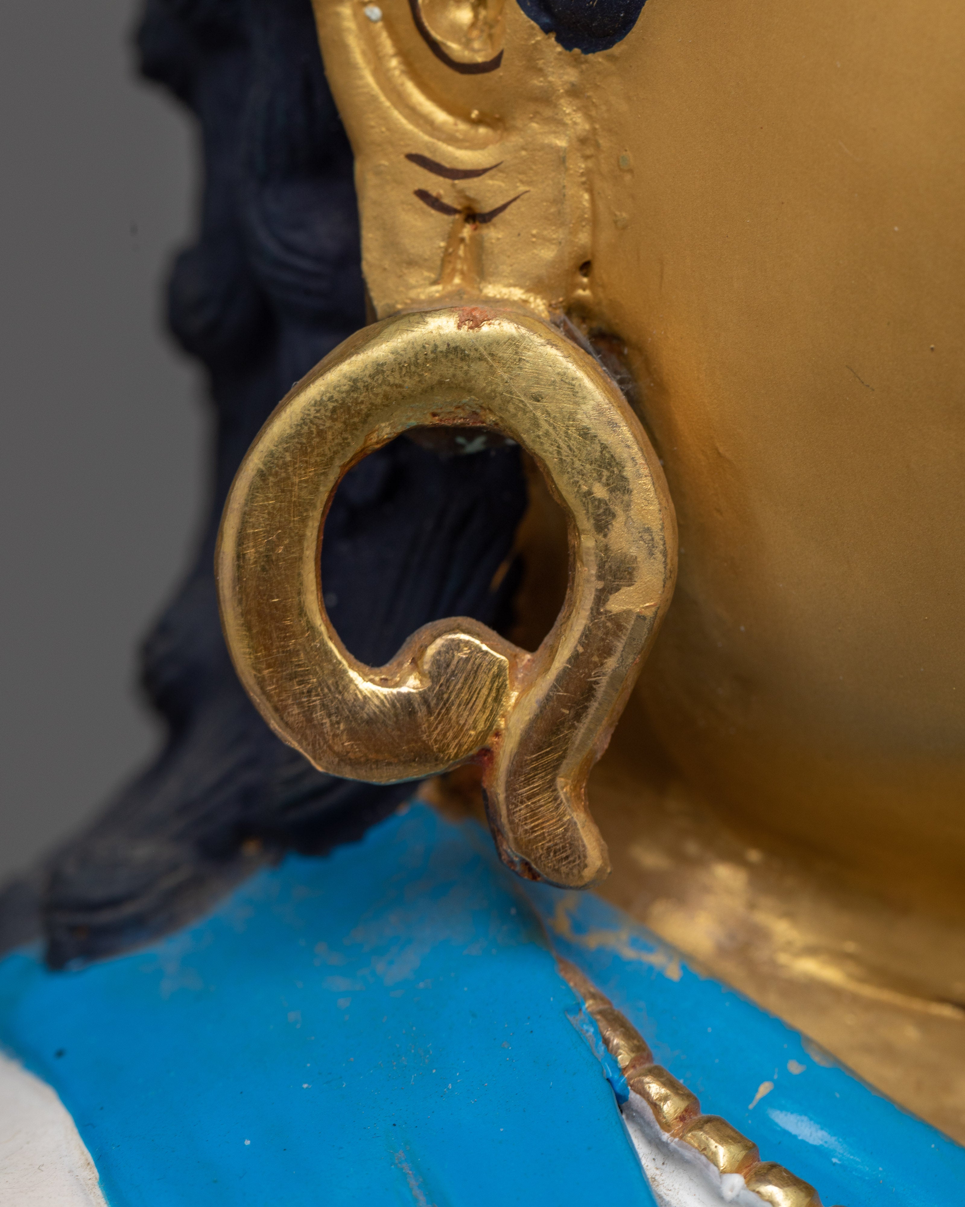 Kagyu Three Masters Statue Set | 24K Gold-Gilded Icons of Tibetan Buddhism