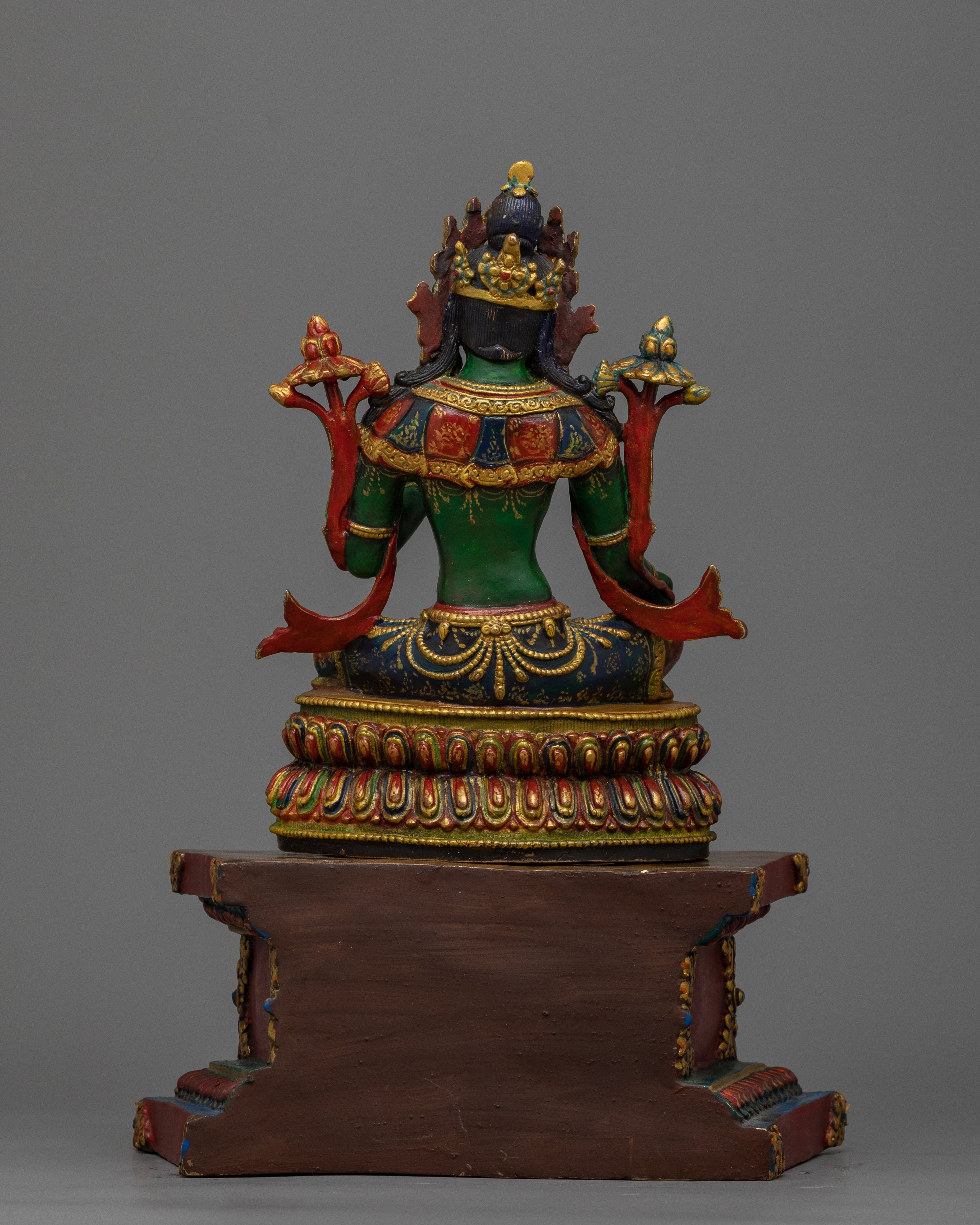 Green Tara Meditation Decor | Embodiment of Compassion and Protection