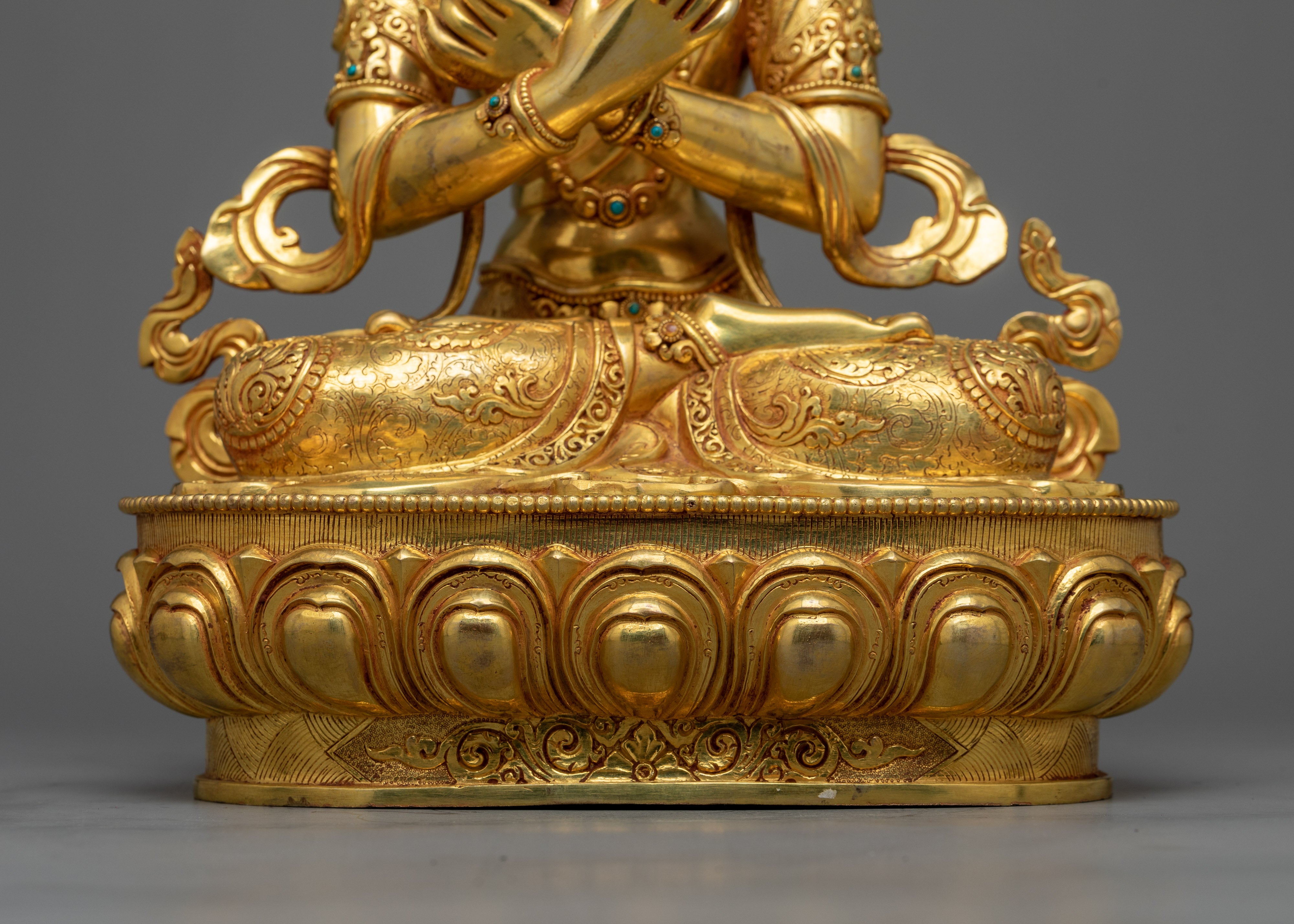 Nepalese Hand Sculpted Vajradhara Figurine | The Primordial Buddha of Buddhism