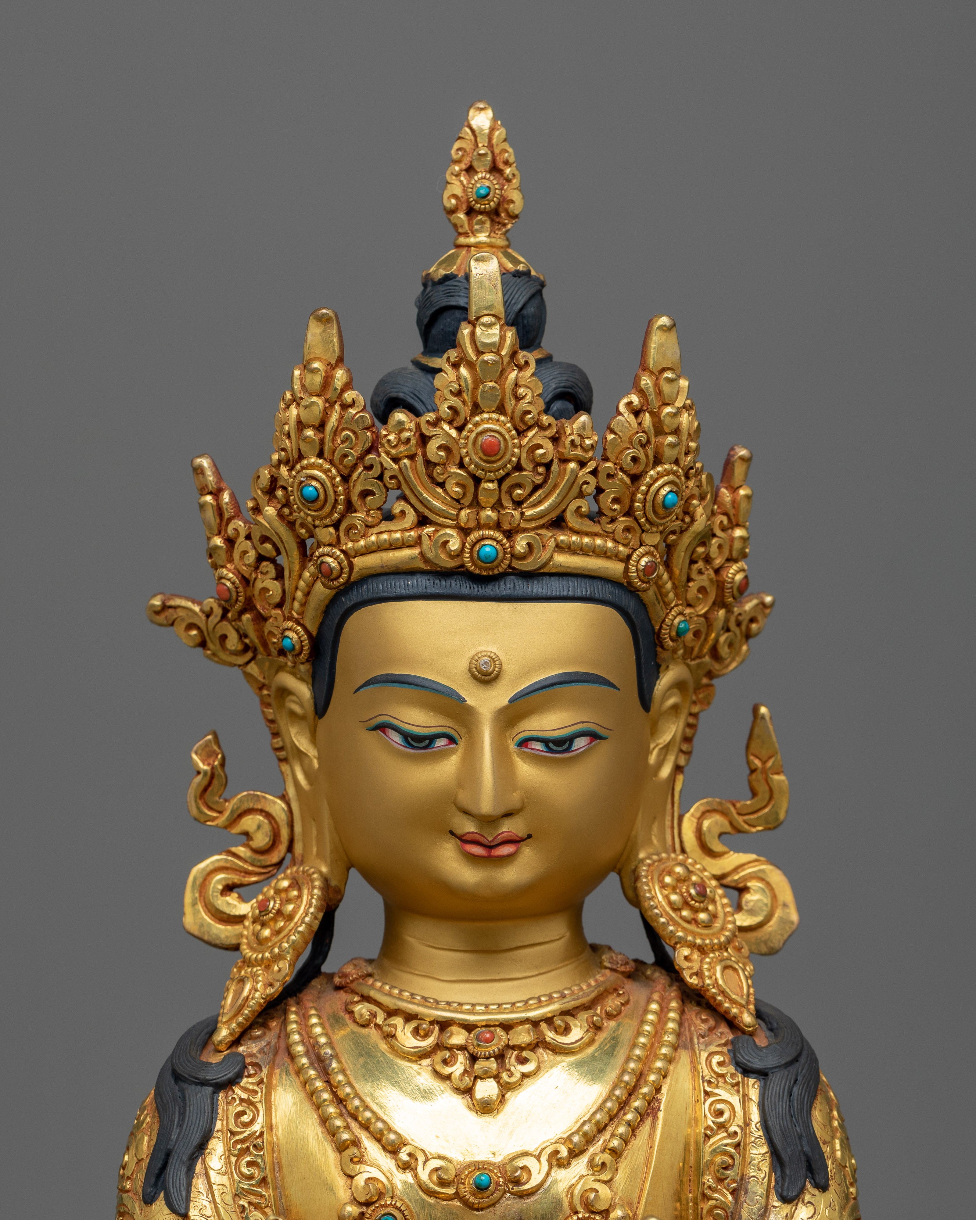 Hand Sculpted Vajradhara Figurine