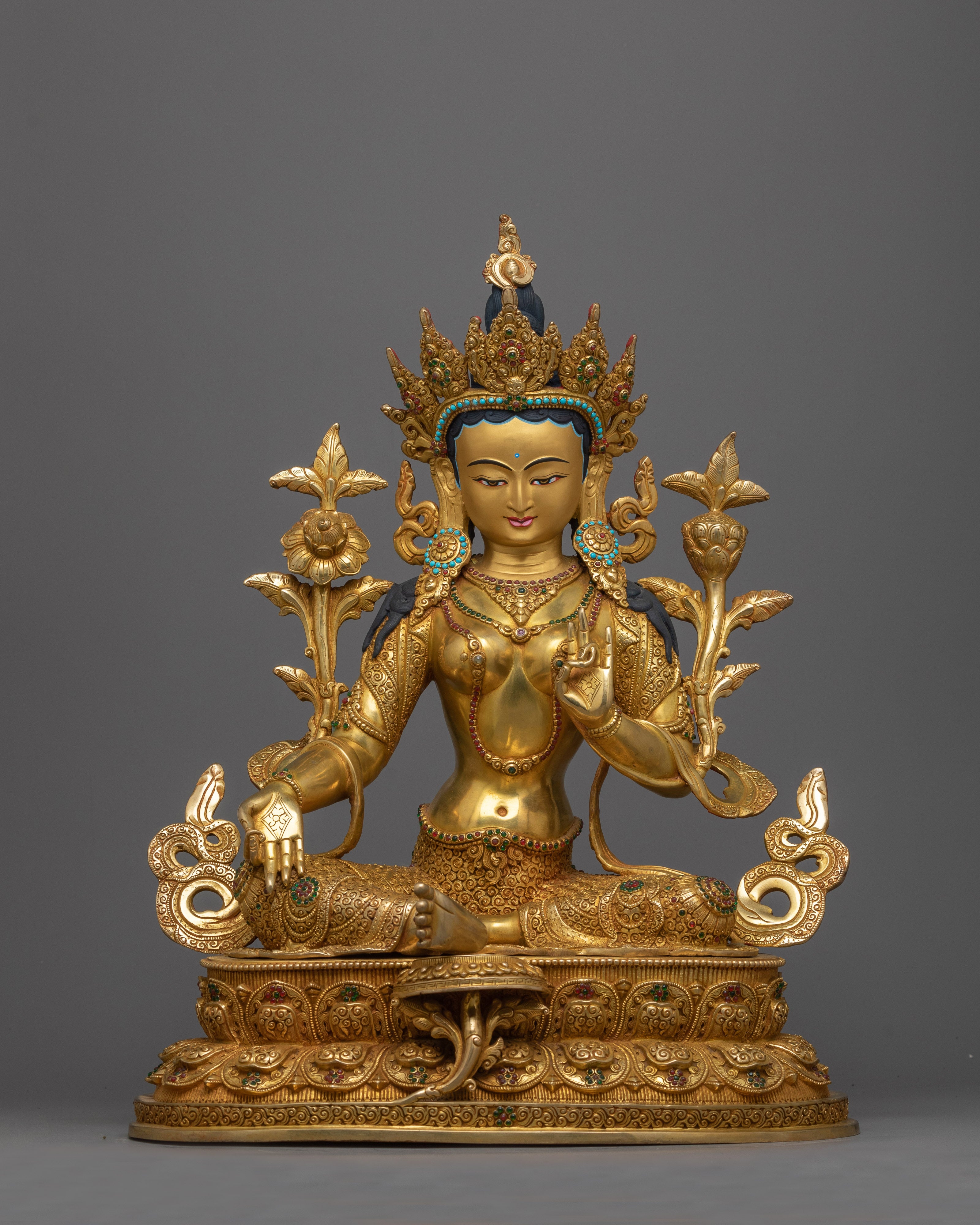 gold-gilded-green-tara-47cm-figure