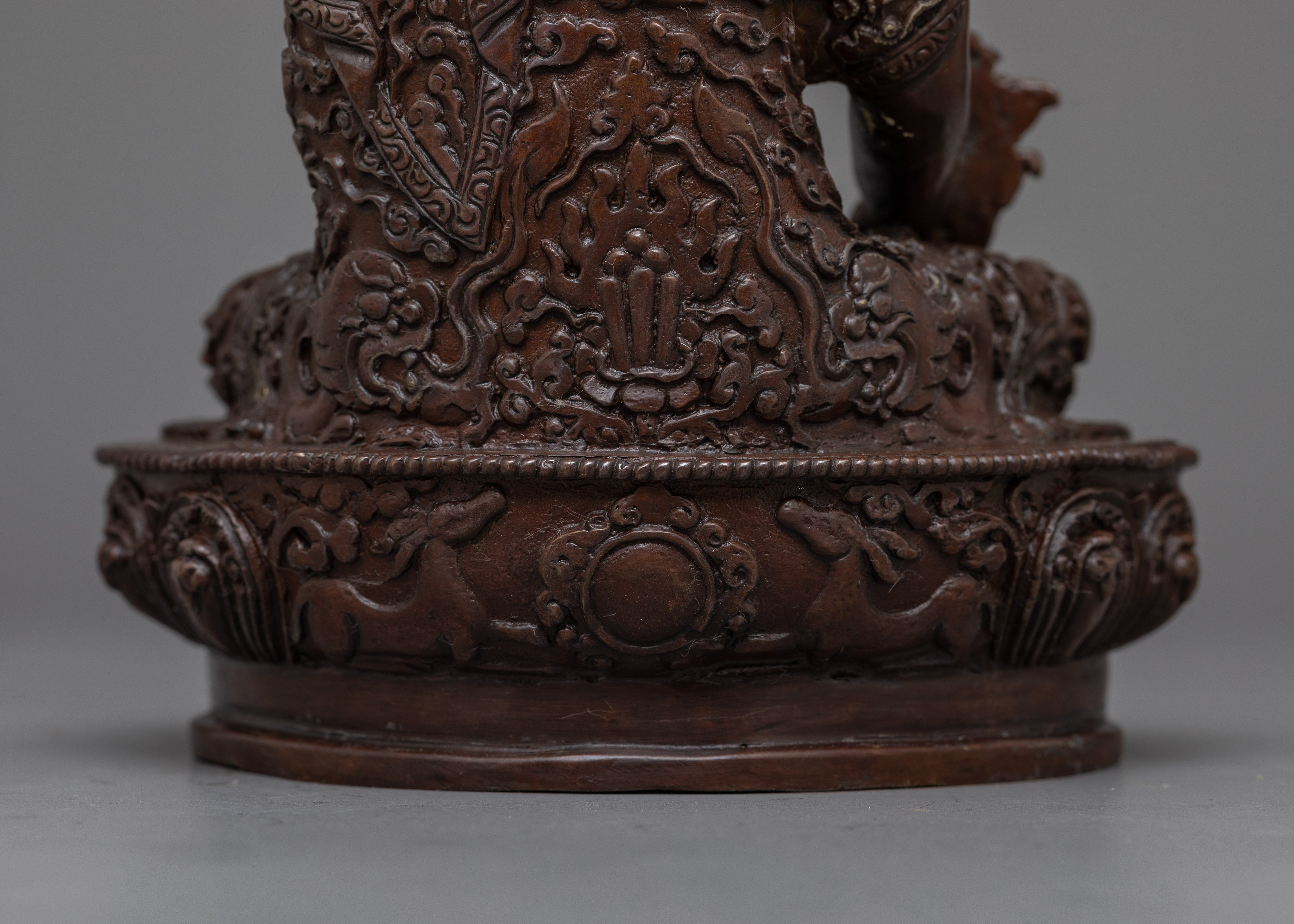 Medicine Buddha Oxidized Statue | Beacon of Healing and Serenity