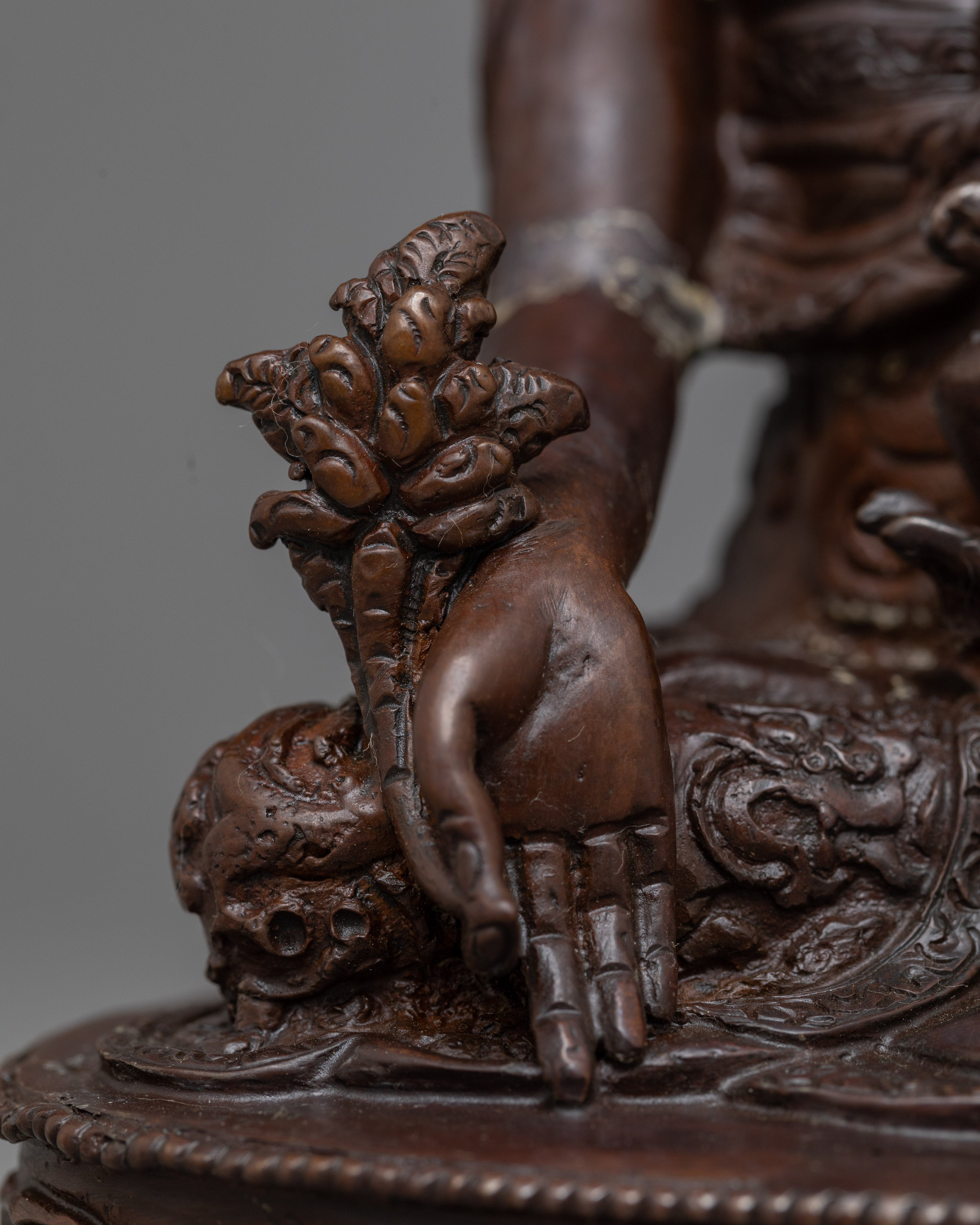 Medicine Buddha Oxidized Statue | Beacon of Healing and Serenity