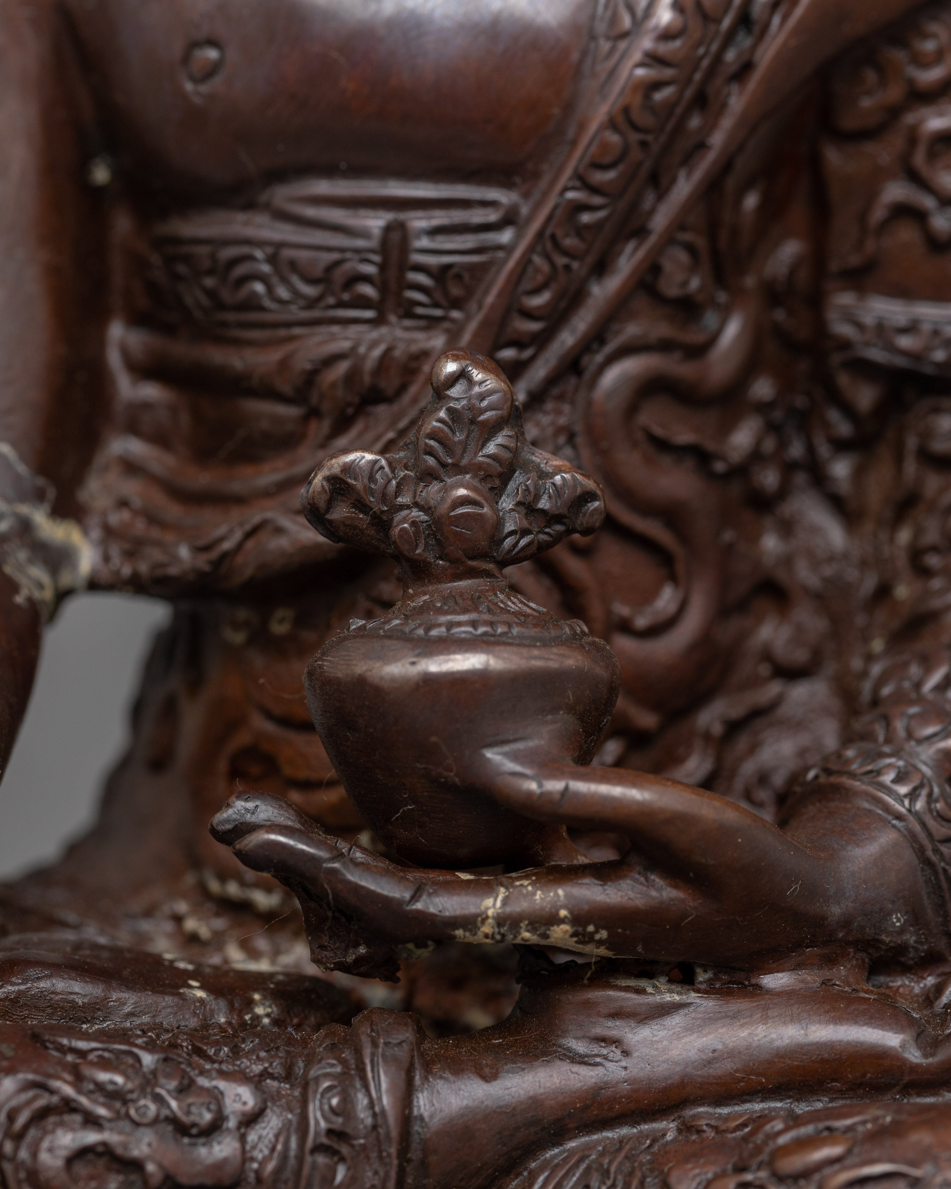 Medicine Buddha Oxidized Statue | Beacon of Healing and Serenity
