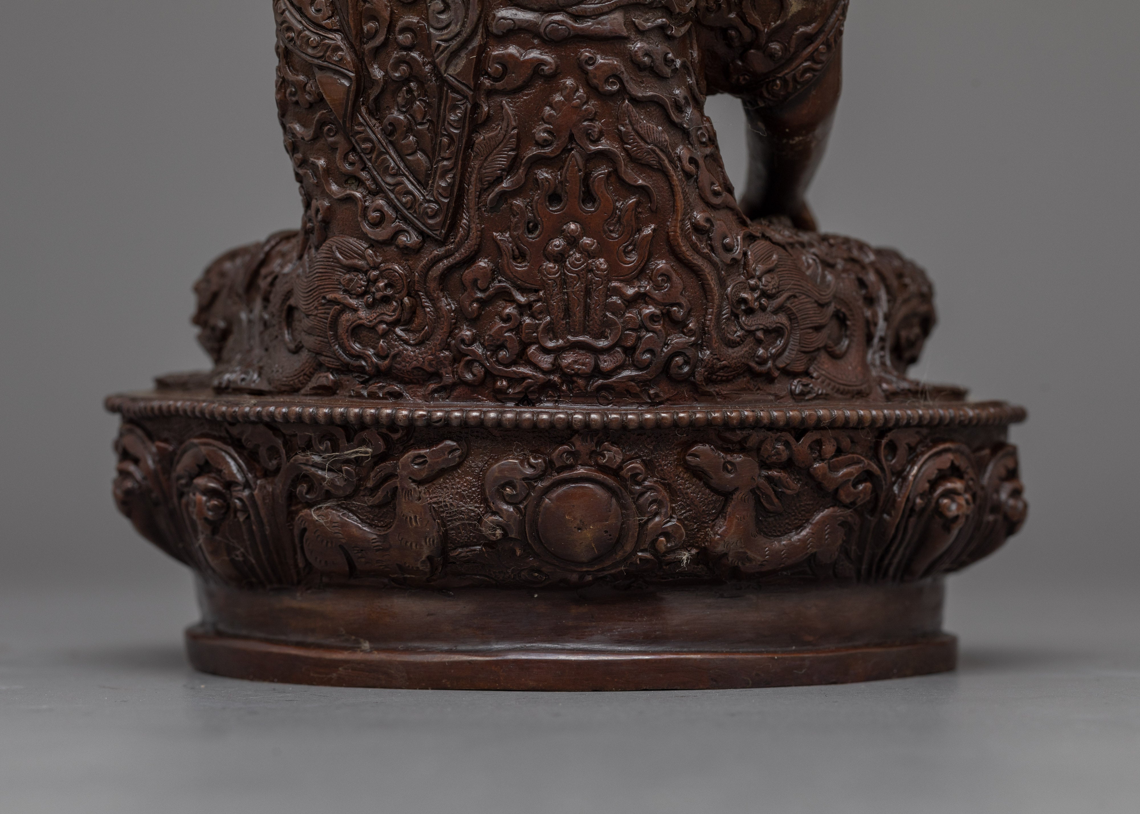 Oxidized Shakyamuni Buddha Statue for Decor | Beautifully Handcarved Enlightenment Buddha