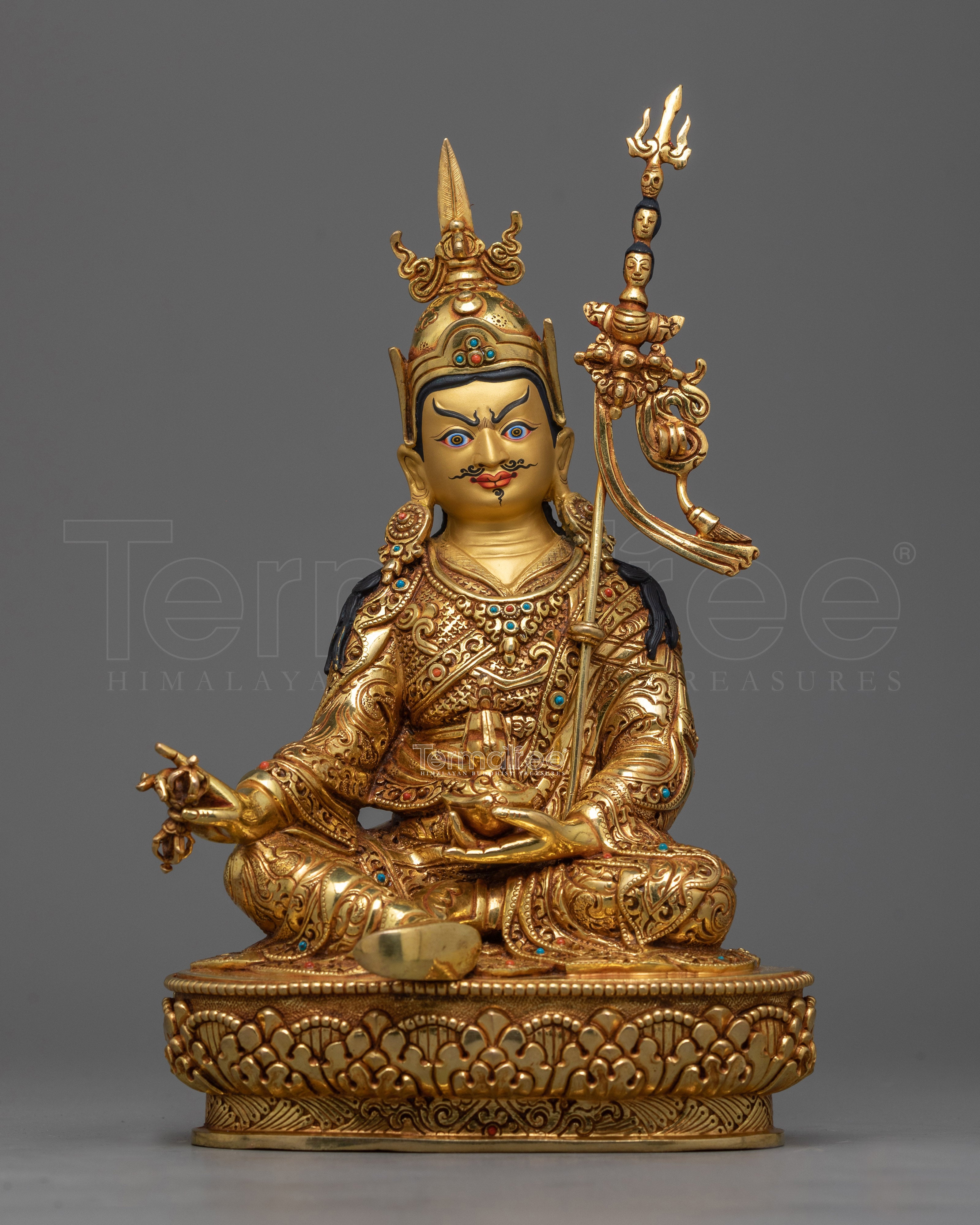 Handcrafted Guru Rinpoche Art | Embodiment of Wisdom and Power