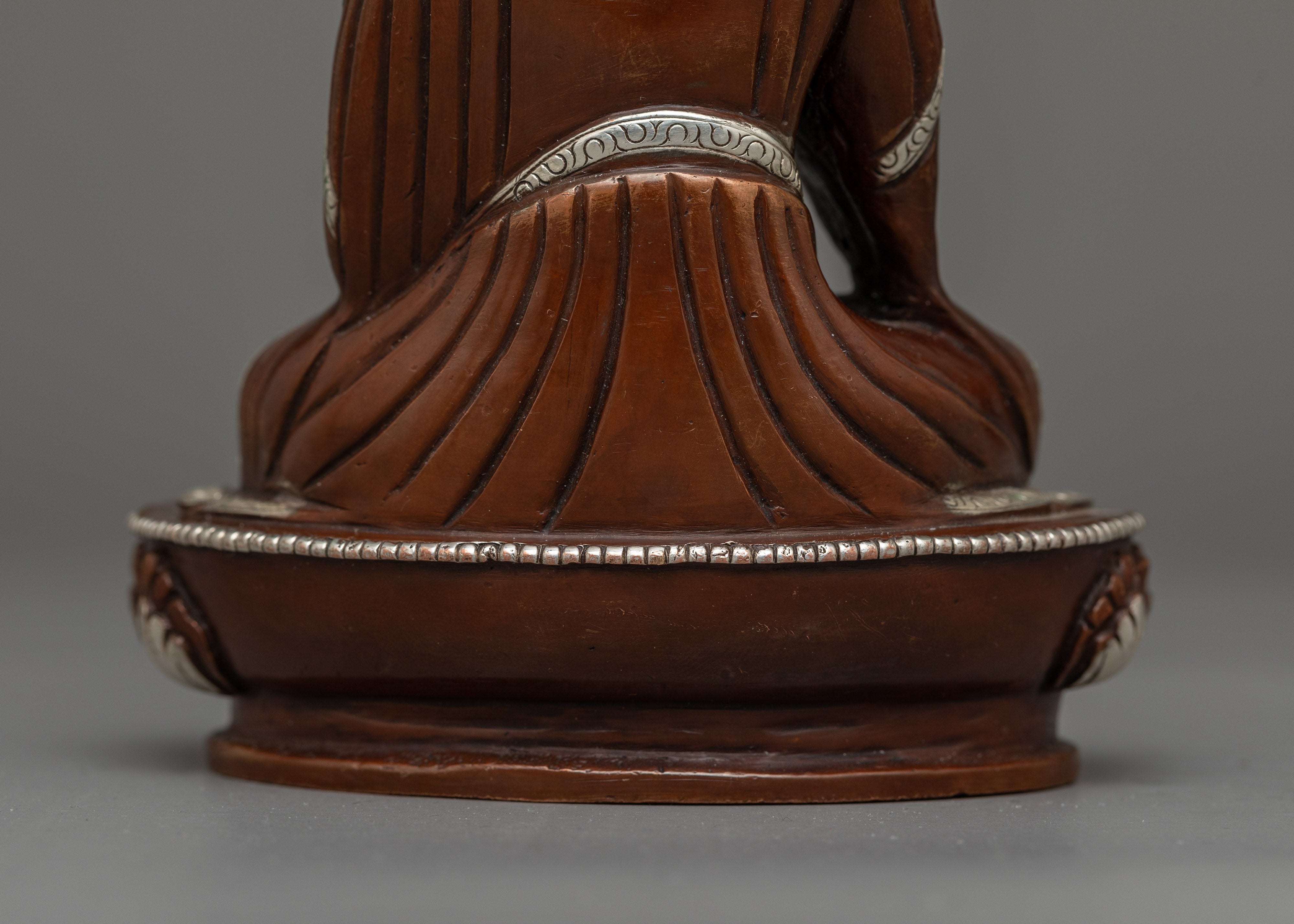 Guru Rinpoche 17cm Oxidized Statue | Enlightened Master of Tibetan Buddhism