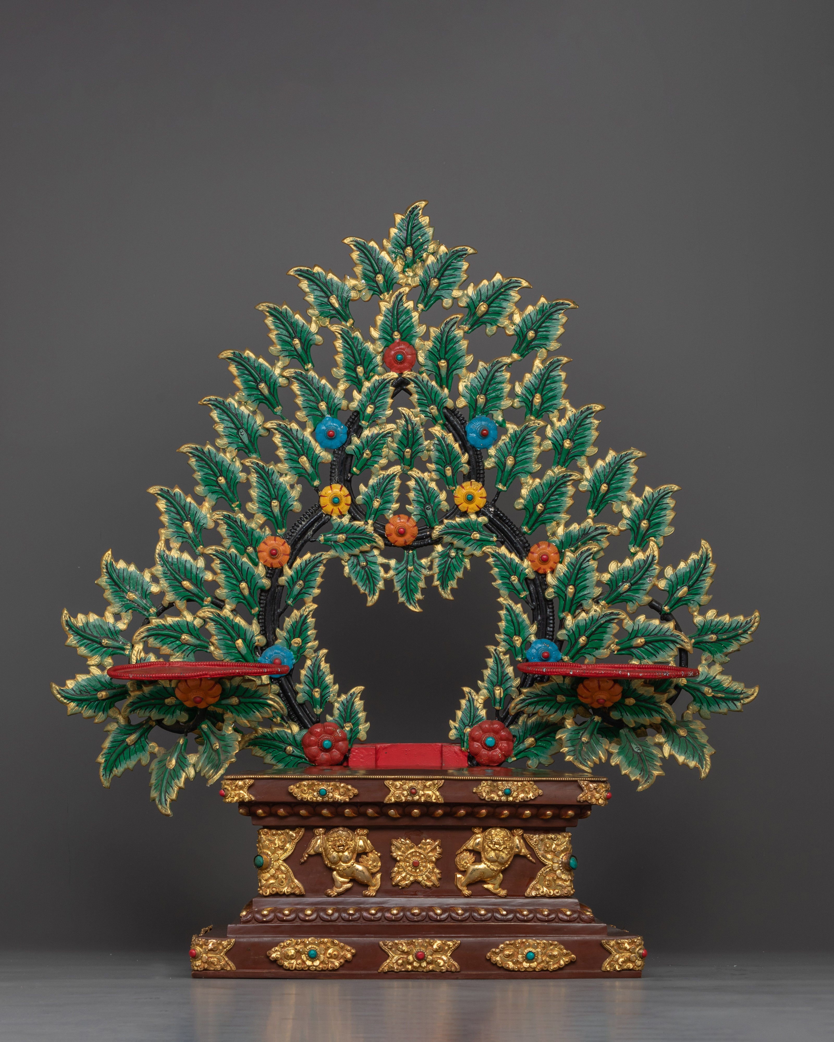 Shakyamuni Buddha with Guru Rinpoche and Chenresig Set | Himalayan Statue Set Artwork