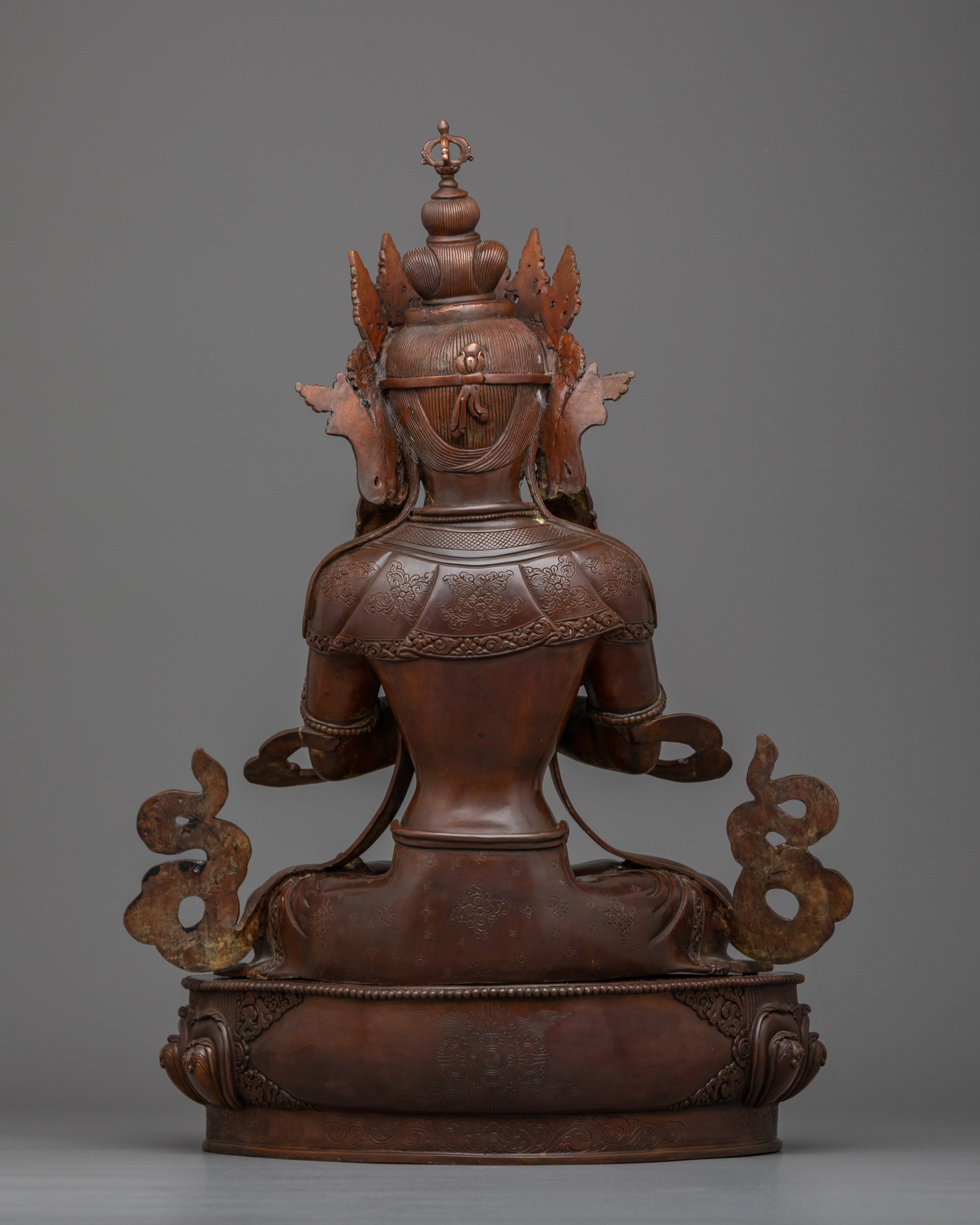 Vajradhara Oxidized Statue | Embodiment of Primordial Wisdom and Timeless Serenity