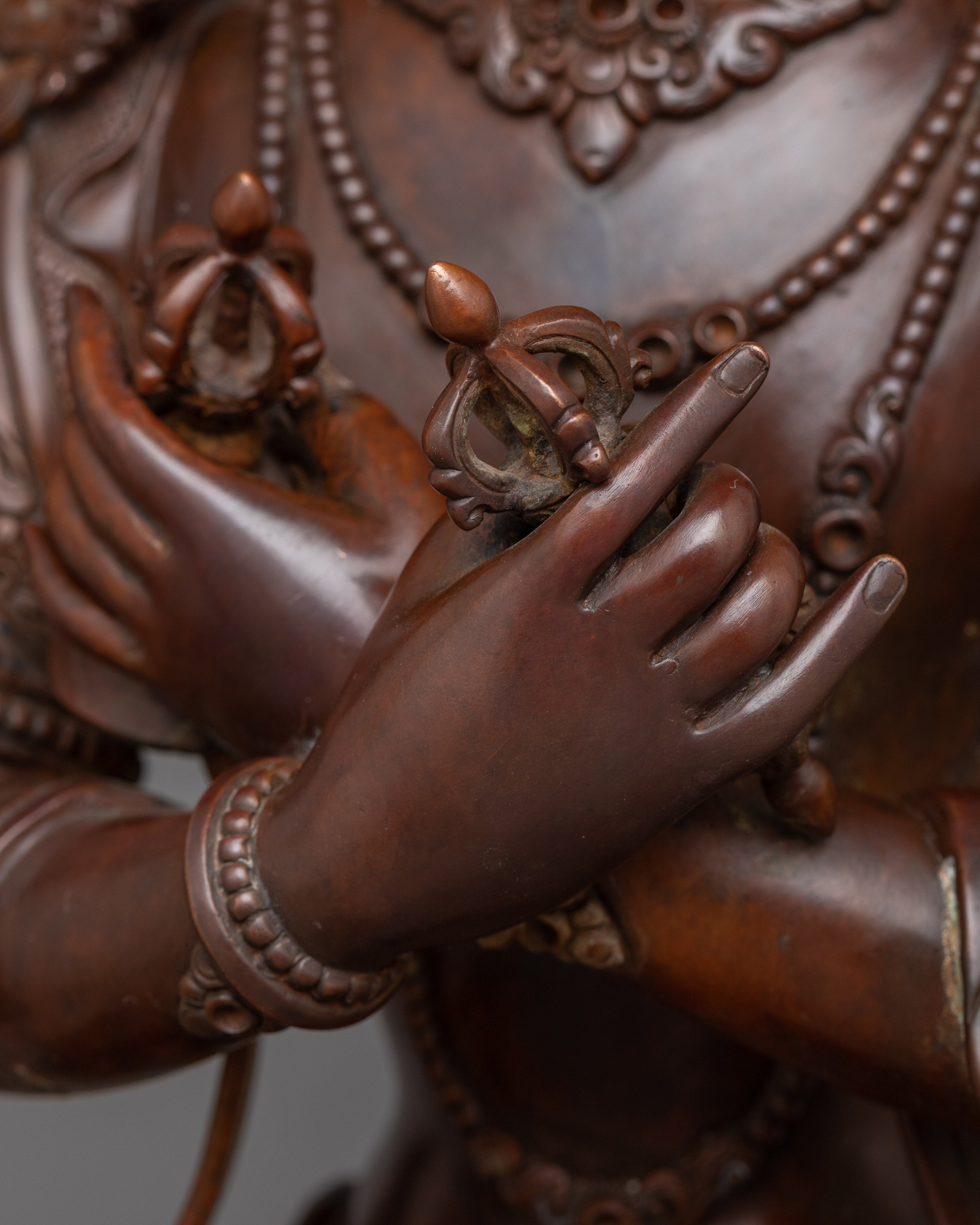 Vajradhara Oxidized Statue | Embodiment of Primordial Wisdom and Timeless Serenity