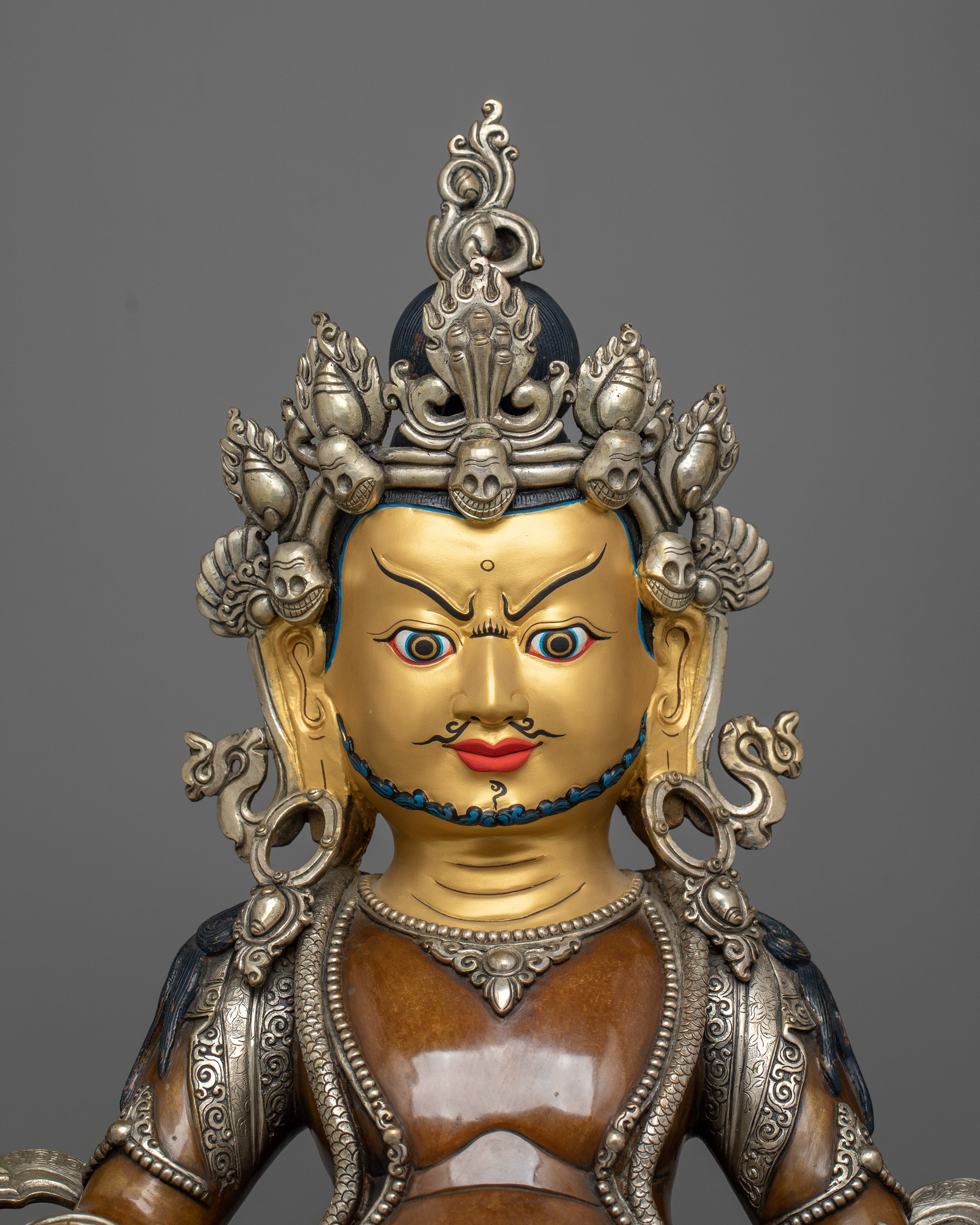 dzambhala-silver-plated-oxidized