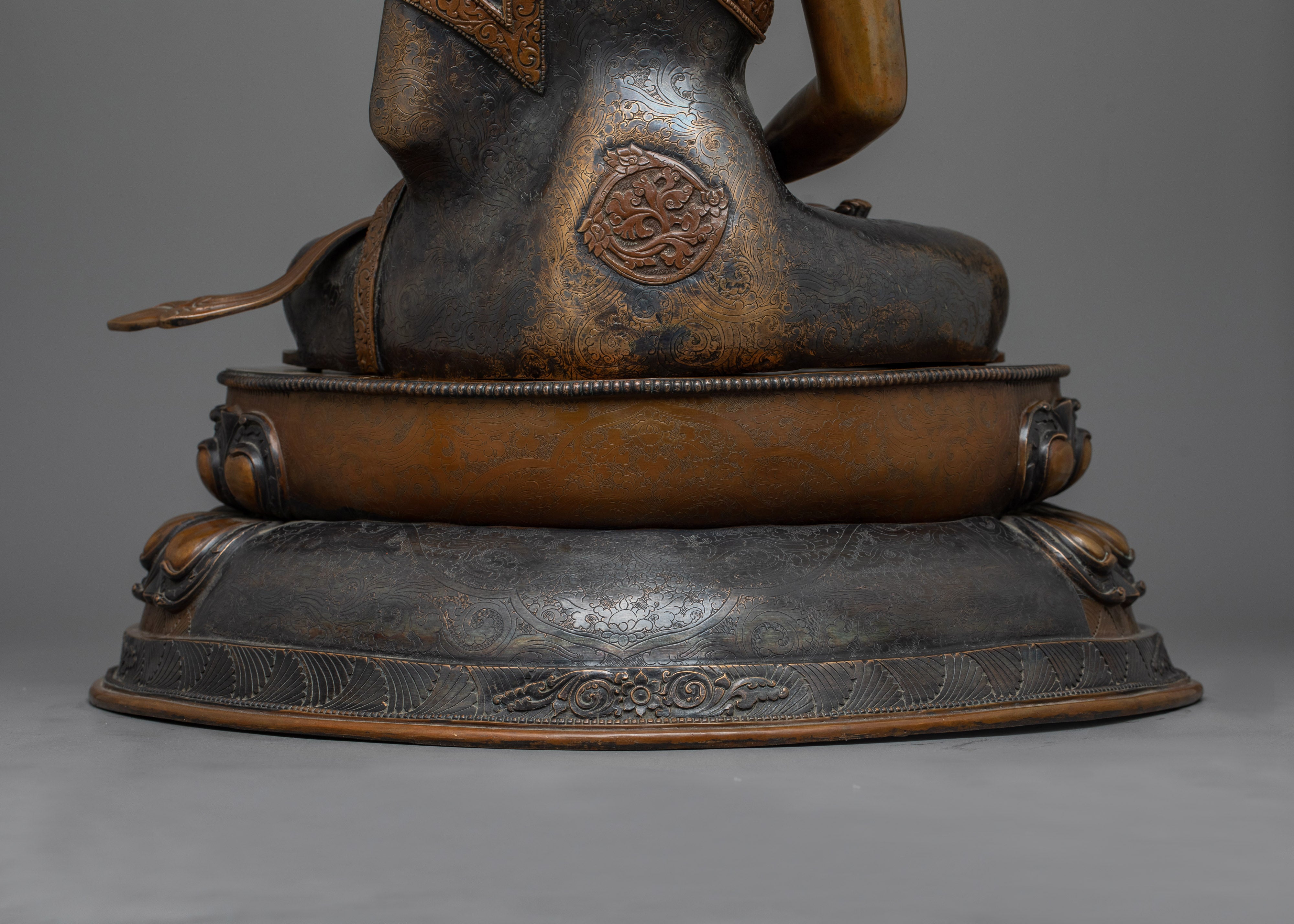 Amitabha Buddhah Oxidized Statue | Embodiment of Infinite Light