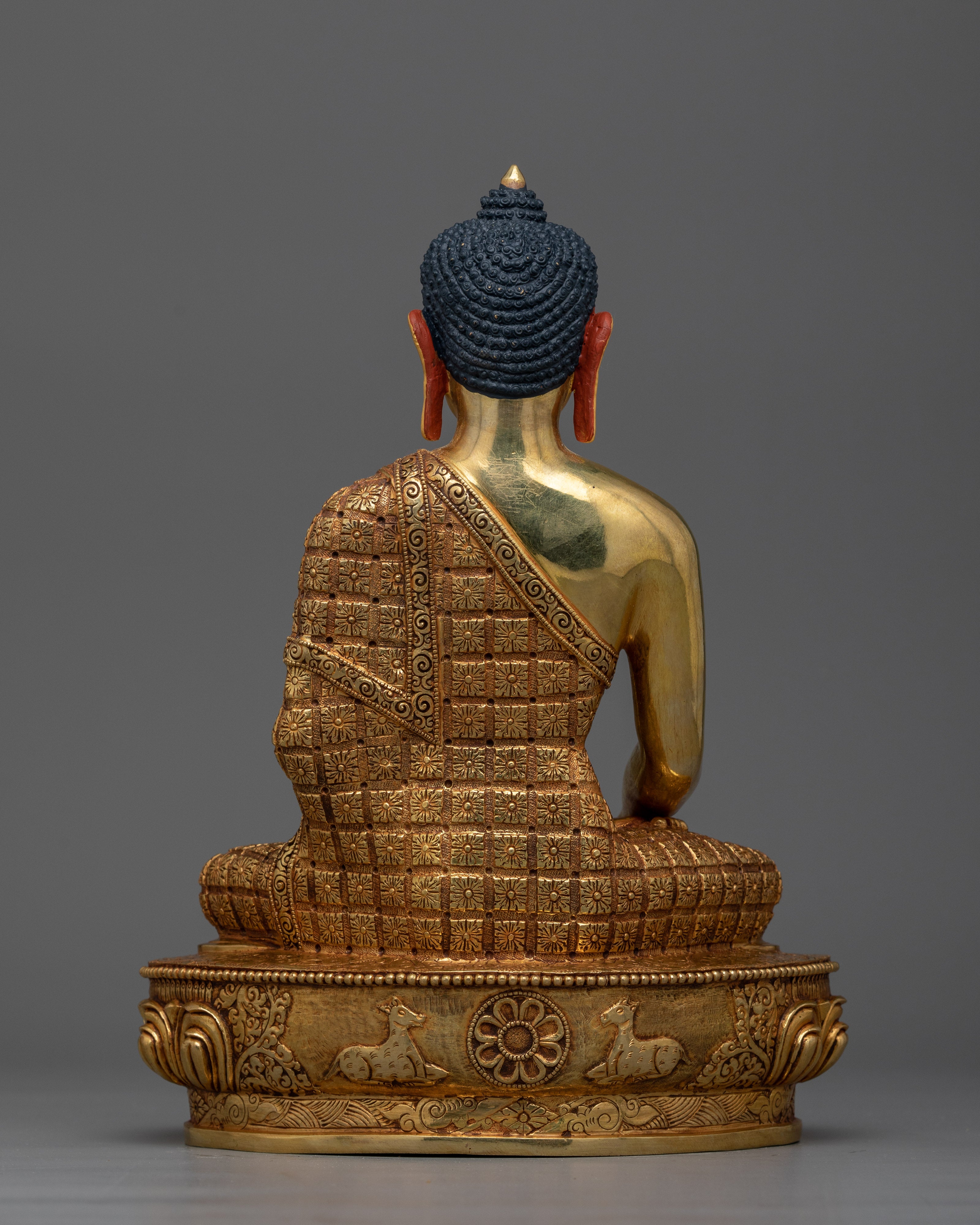 Shakyamuni Budha Gold-Gilded Statue | Embodiment of Enlightenment