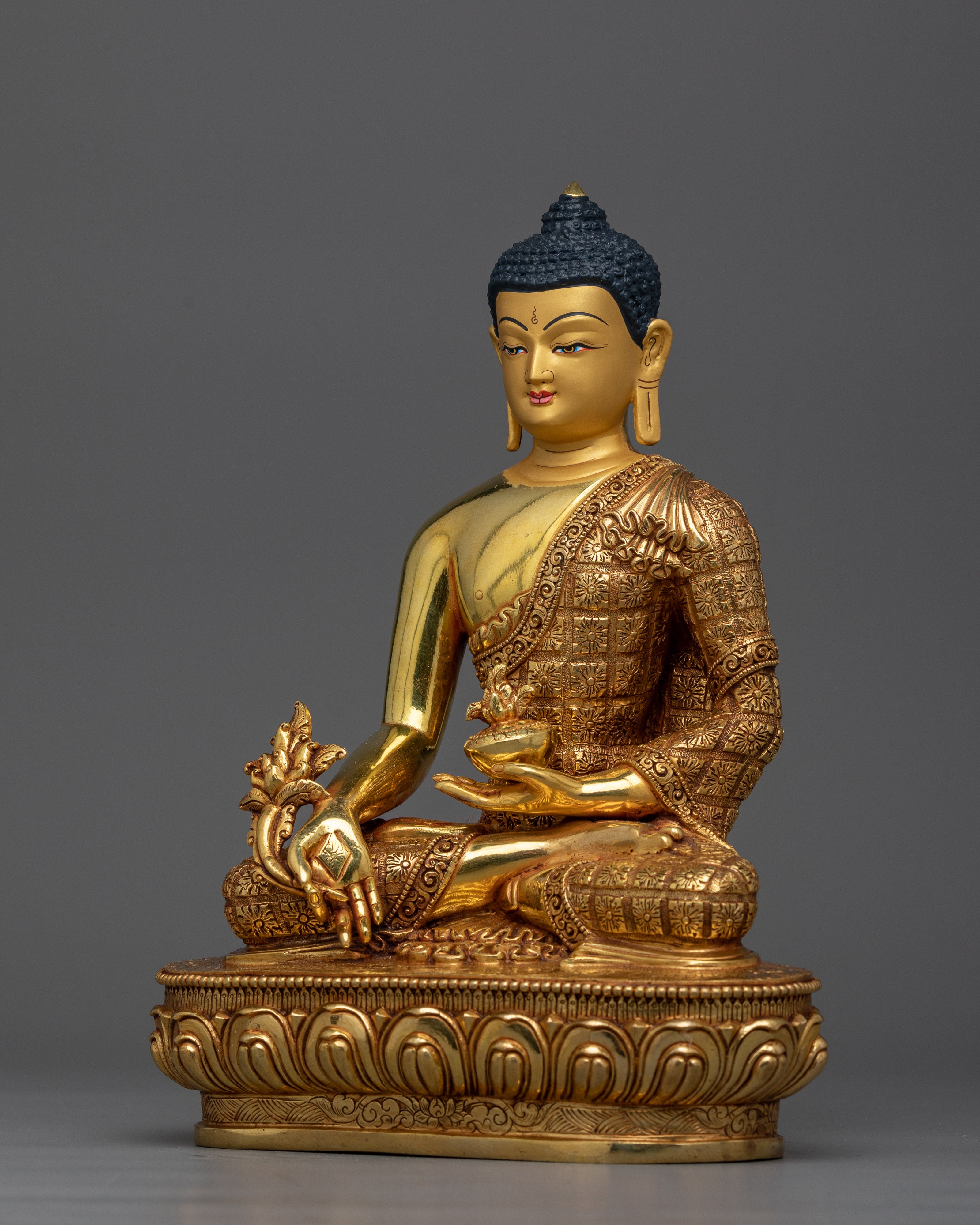 medicine-buddha-gold-gilded