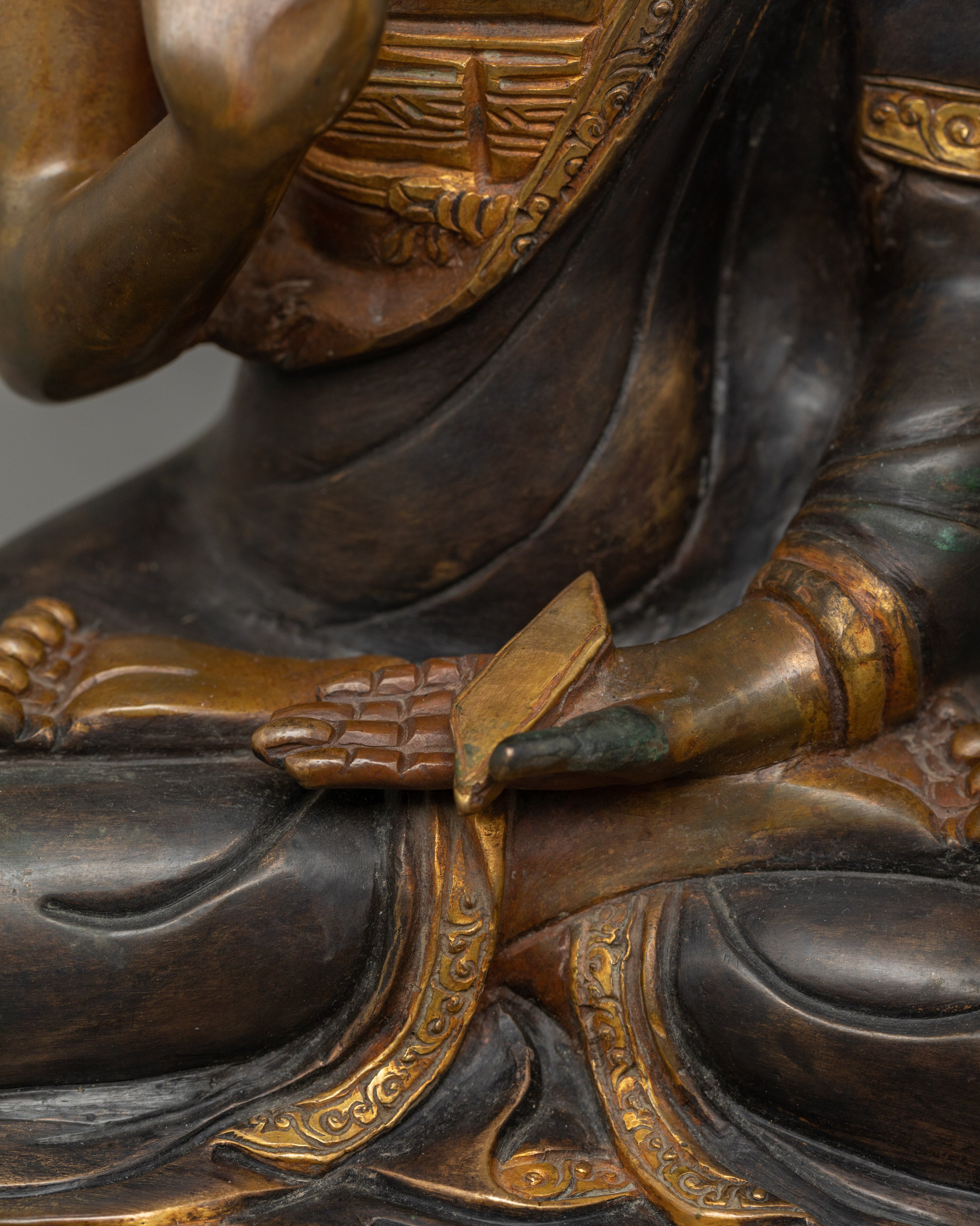 Tsongkhapa and His Disciples Statue Set | Embodiment of Wisdom and Compassion
