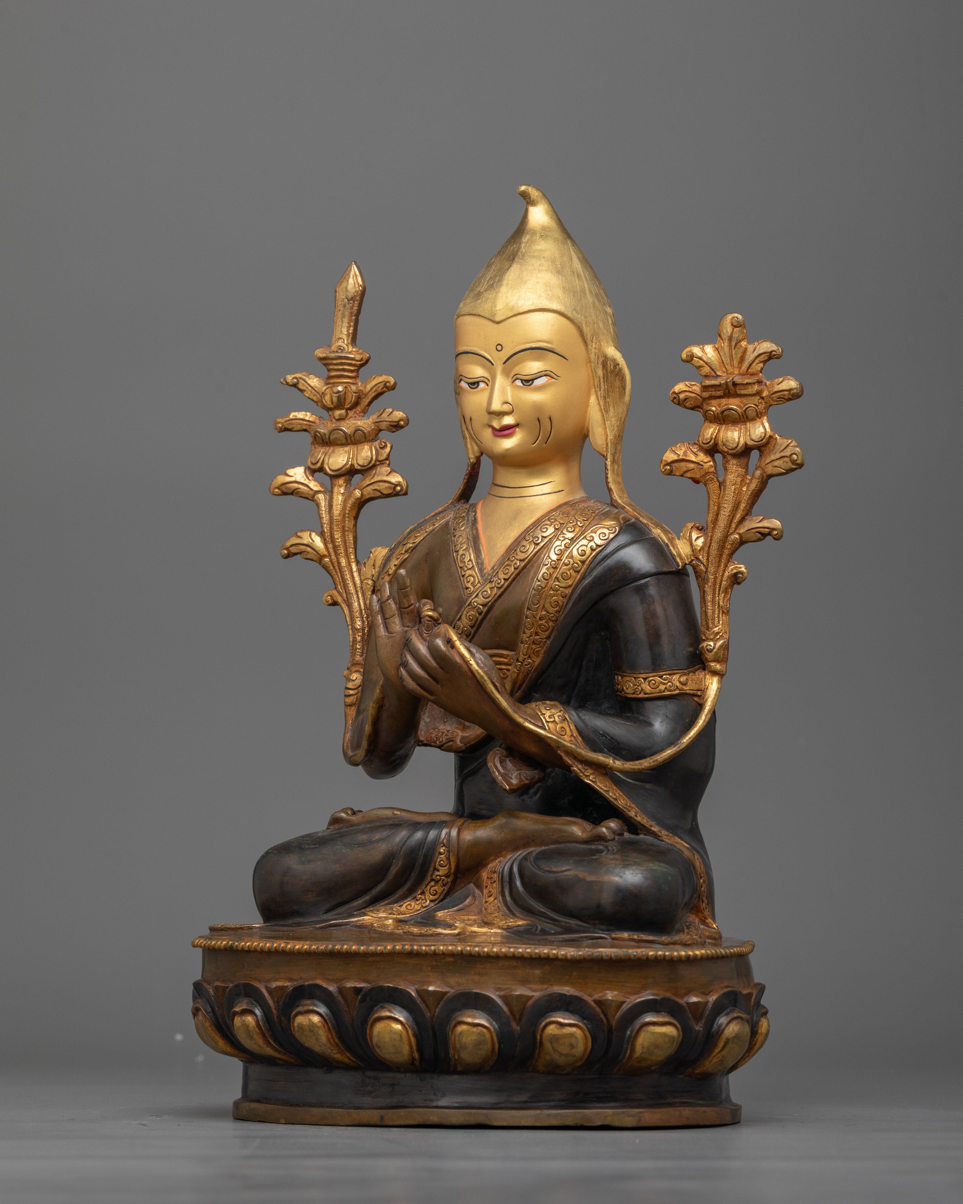 Tsongkhapa and His Disciples Statue Set | Embodiment of Wisdom and Compassion