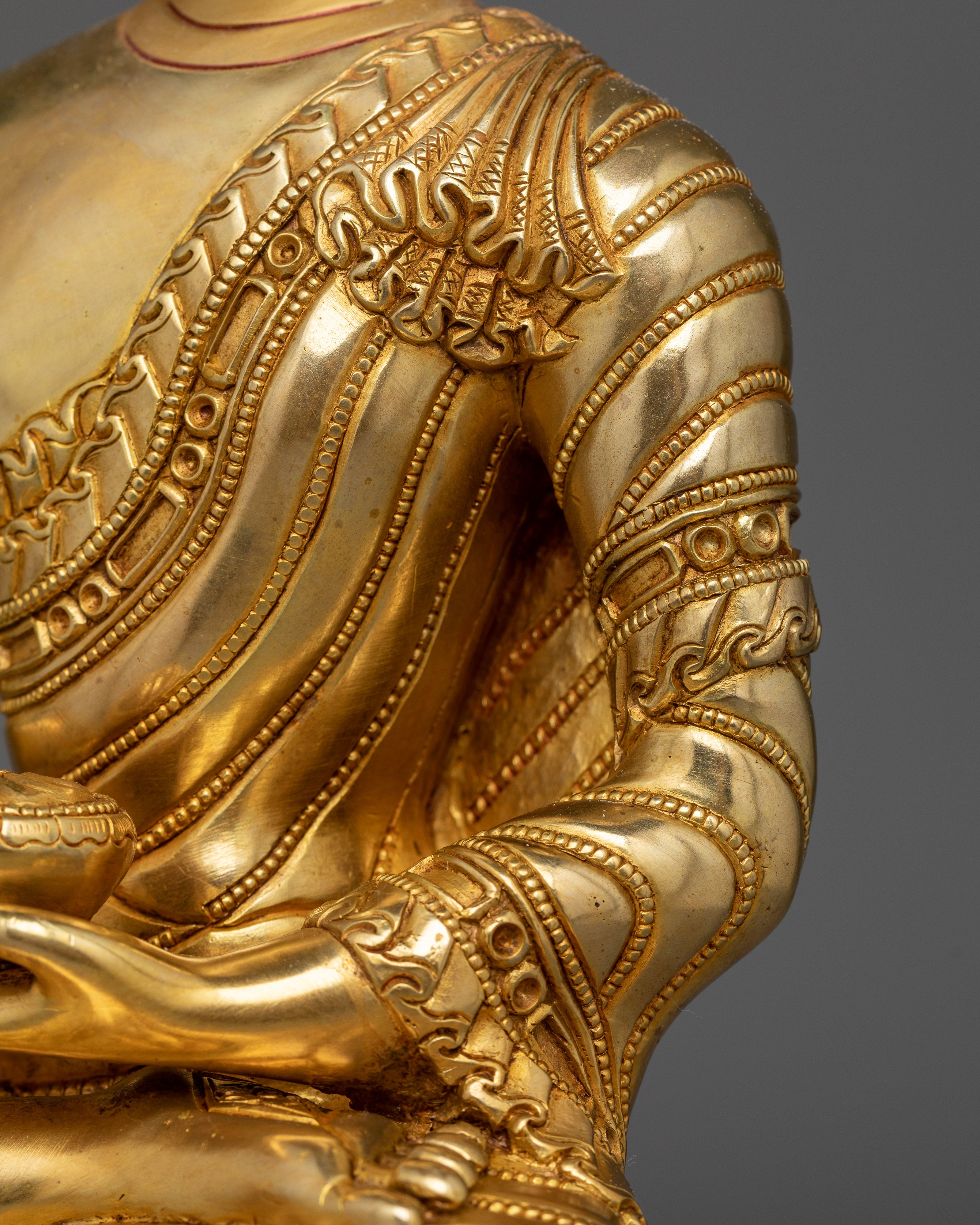 12 Inch Shakyamuni Buddha Sculpture | A Symbol of Enlightenment and Serenity