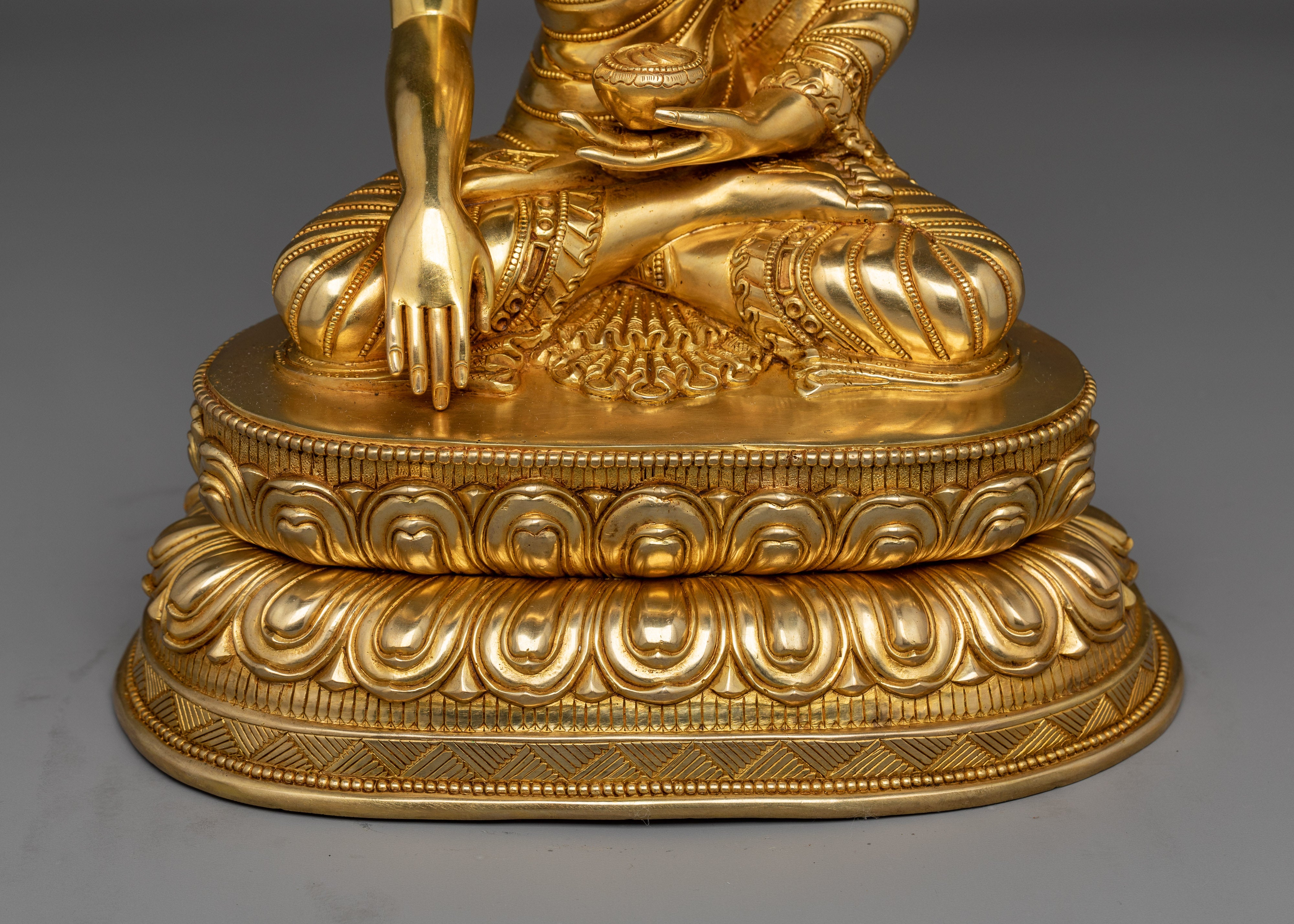 12 Inch Shakyamuni Buddha Sculpture | A Symbol of Enlightenment and Serenity