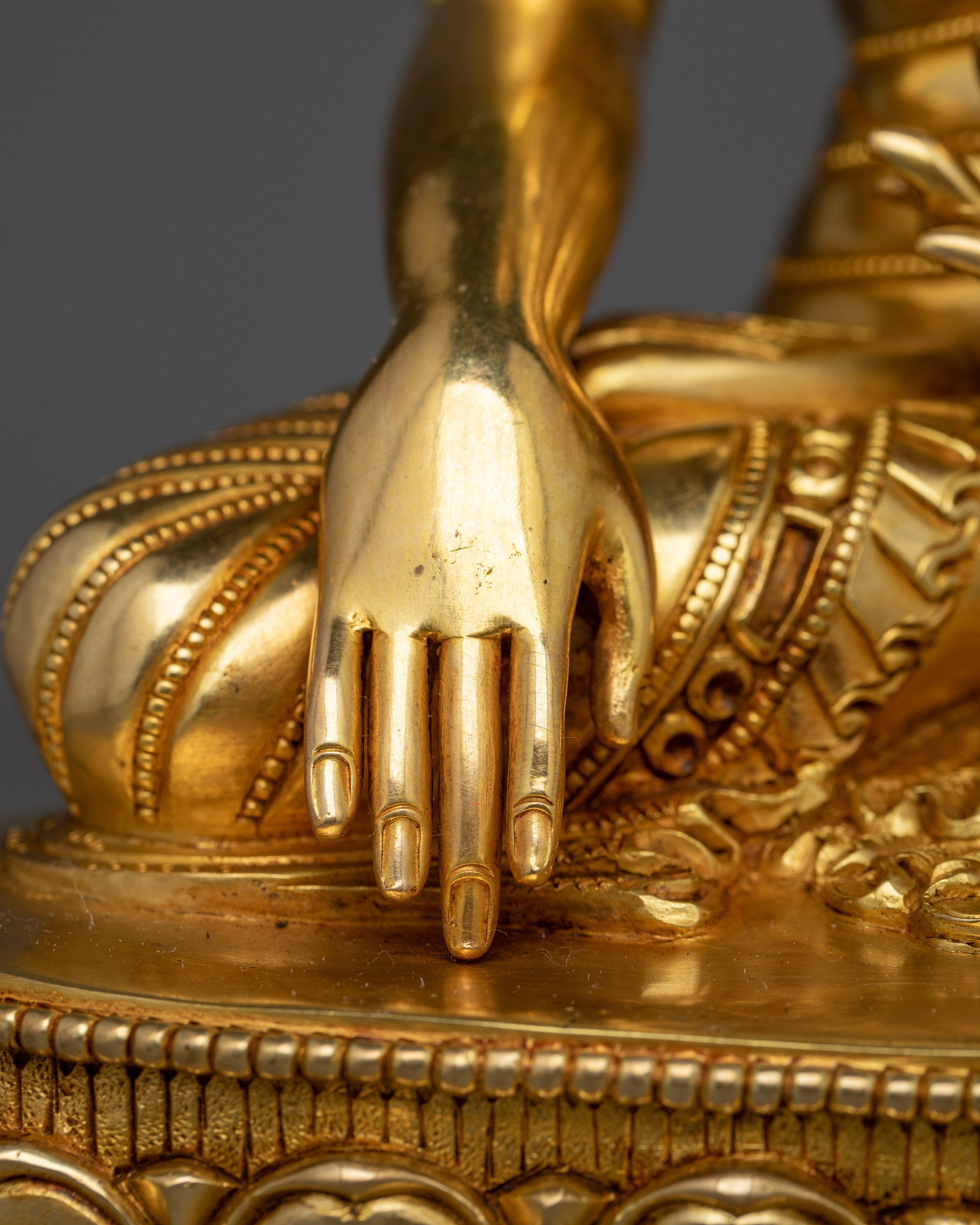 12 Inch Shakyamuni Buddha Sculpture | A Symbol of Enlightenment and Serenity