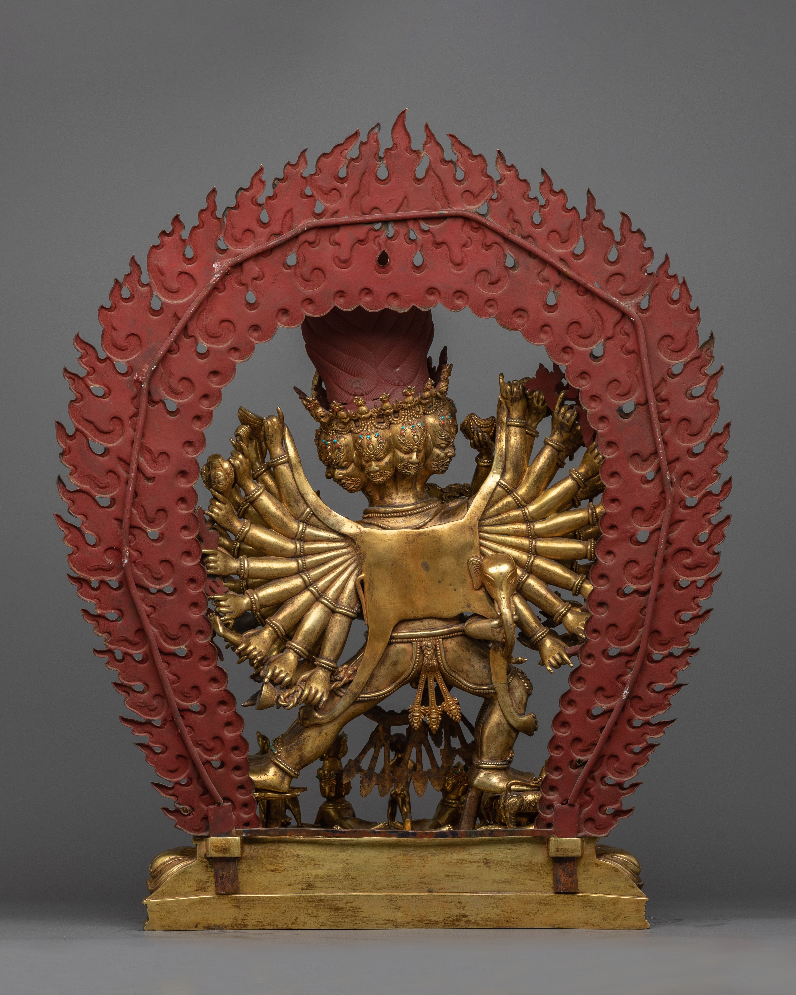 Yamantaka and His Consort Statue | Embodiment of Wrathful Compassion