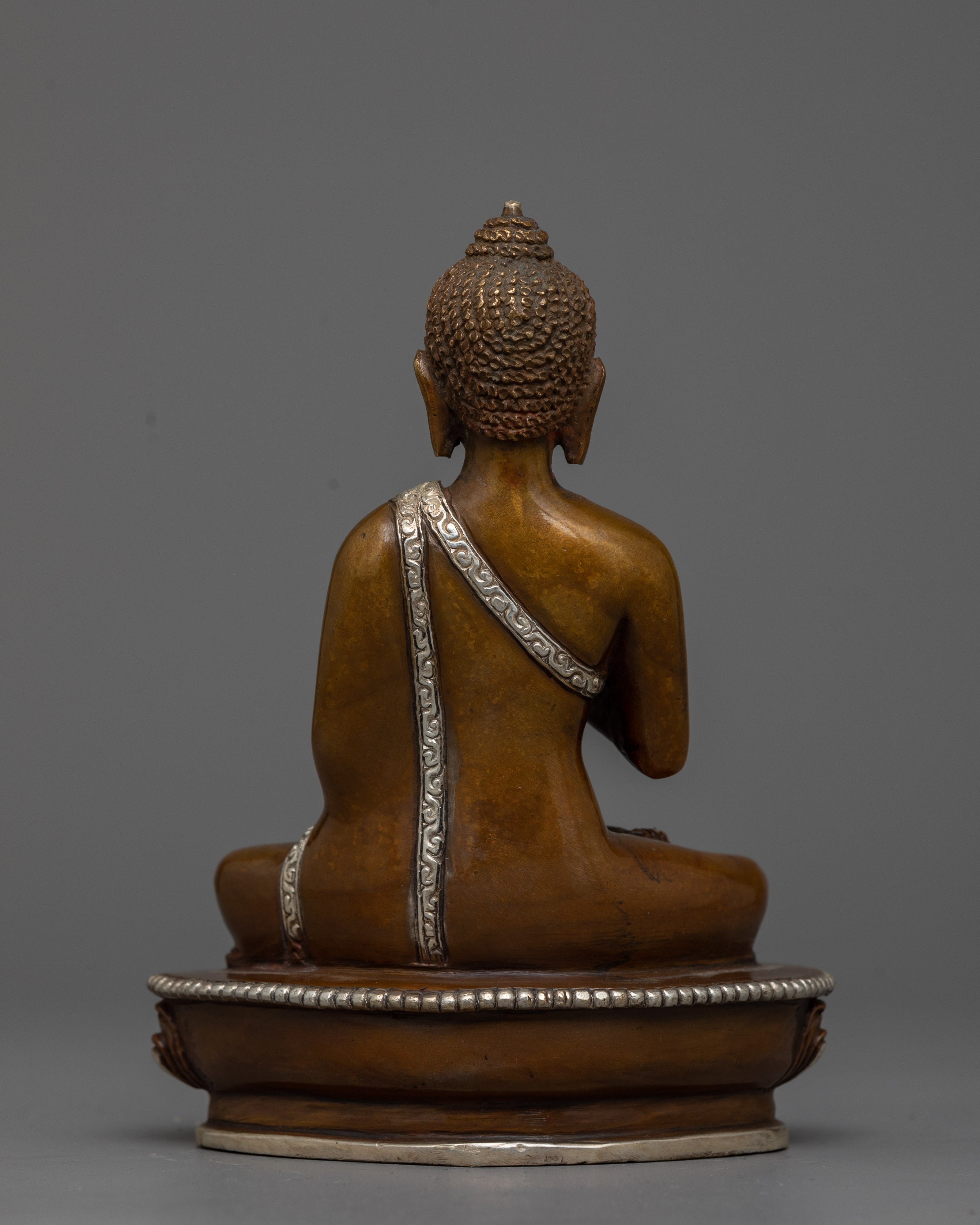 Amogasiddhi Oxidized Statue | Icon of Fearlessness and Protection