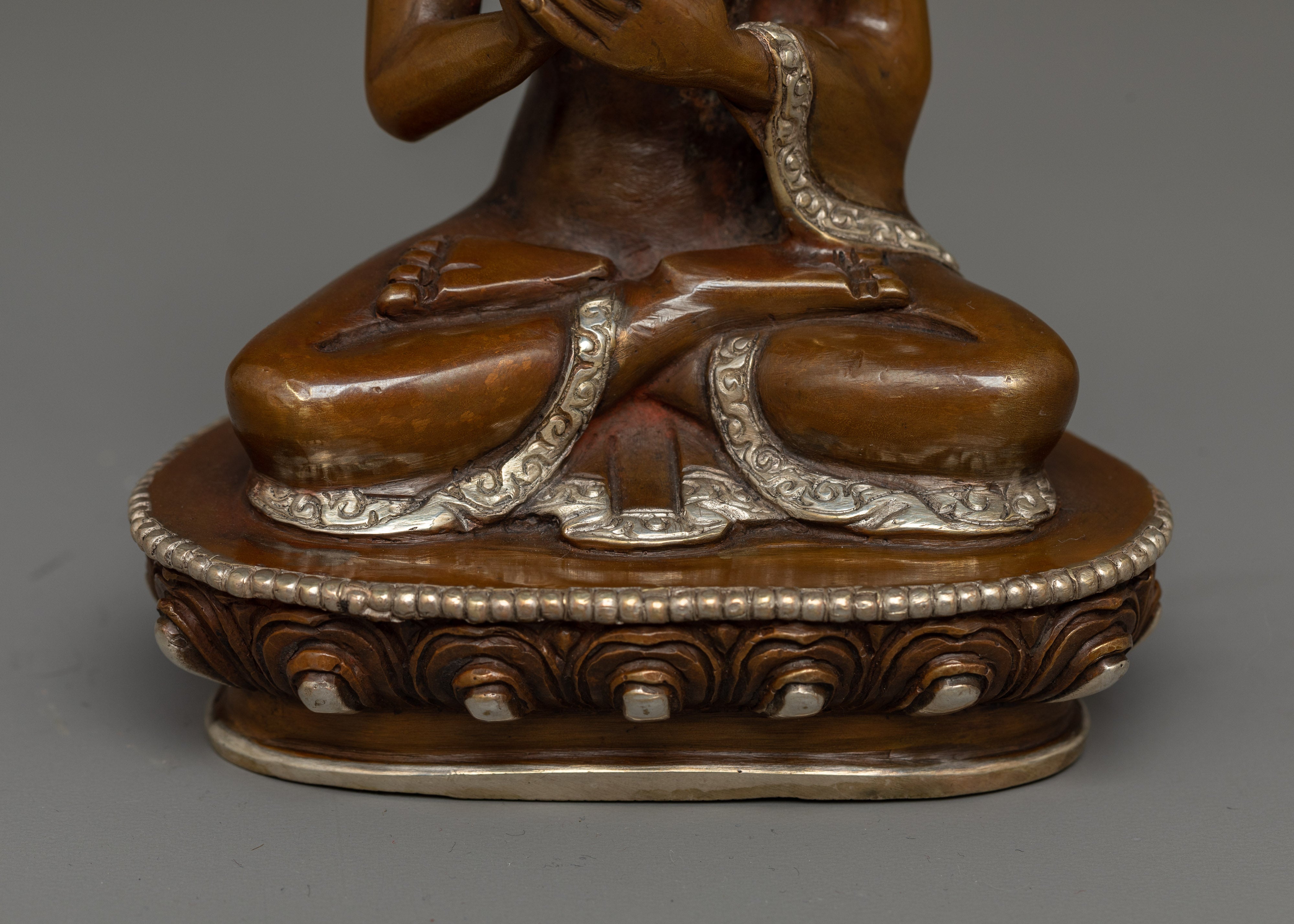Vairocana Oxidized Statue | Embodiment of Cosmic Wisdom