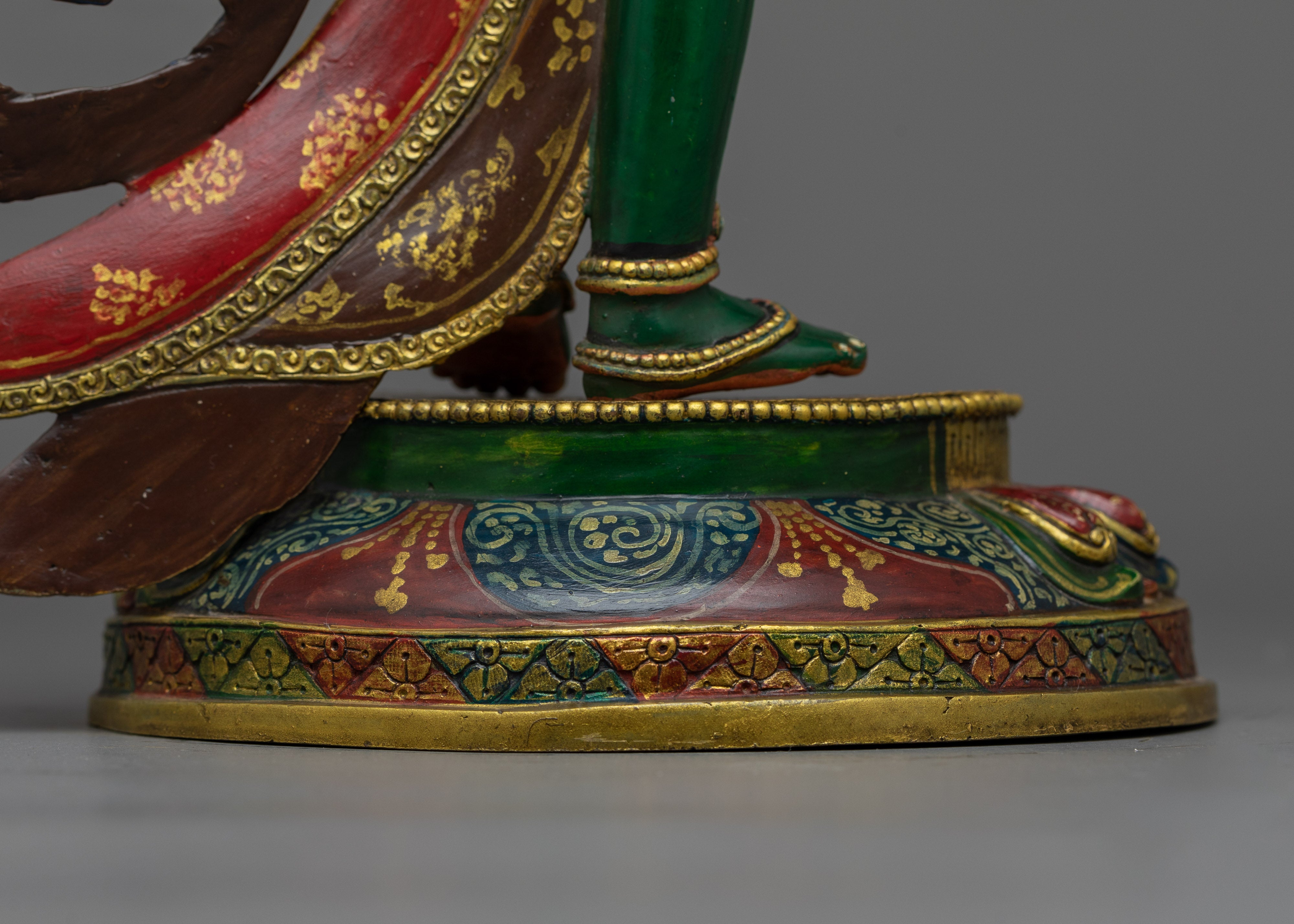 Elegant Standing Green Tara Statue | Symbol of Compassion and Serenity