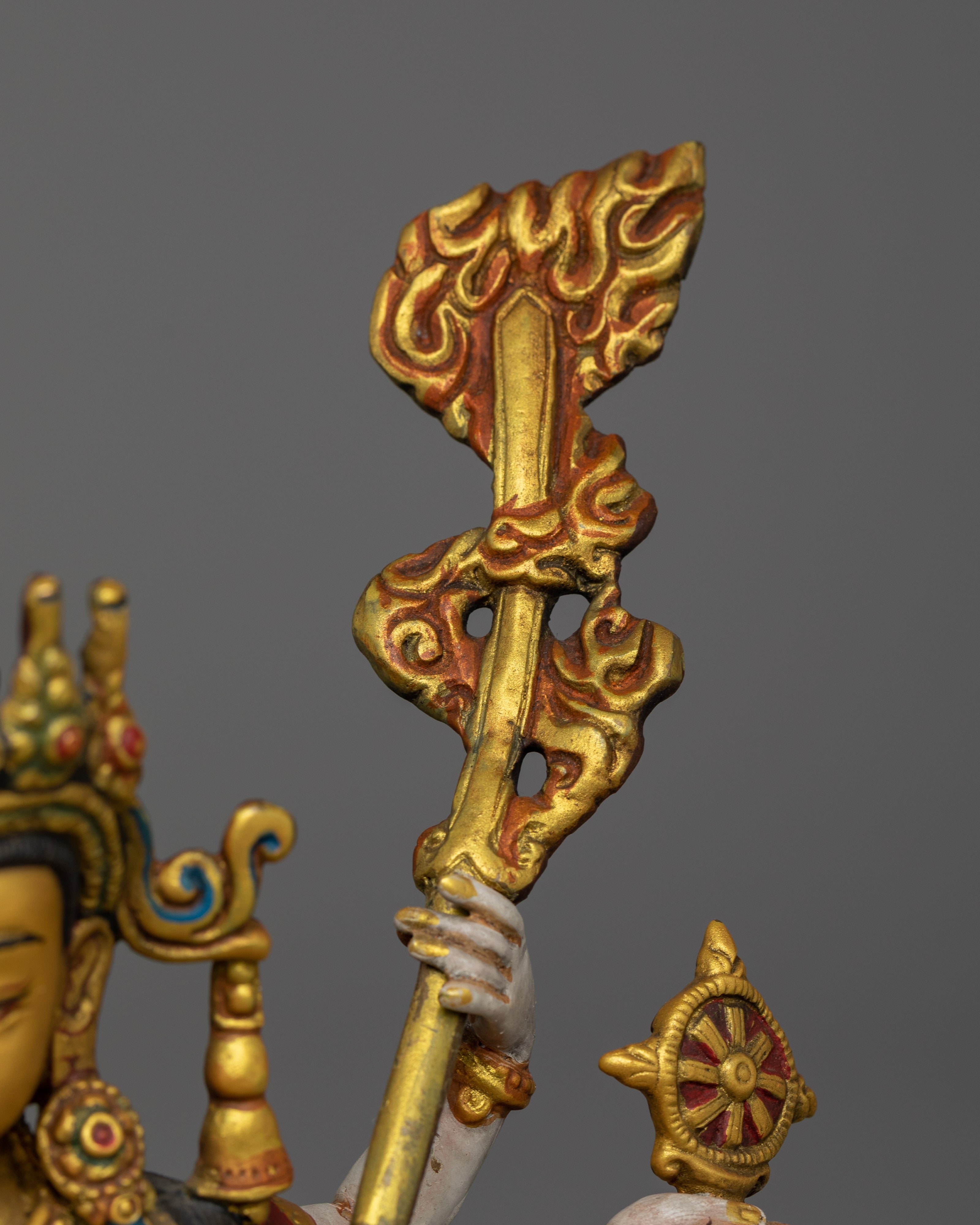 Elegant White-Hued Cundi | Icon of Wisdom and Serenity