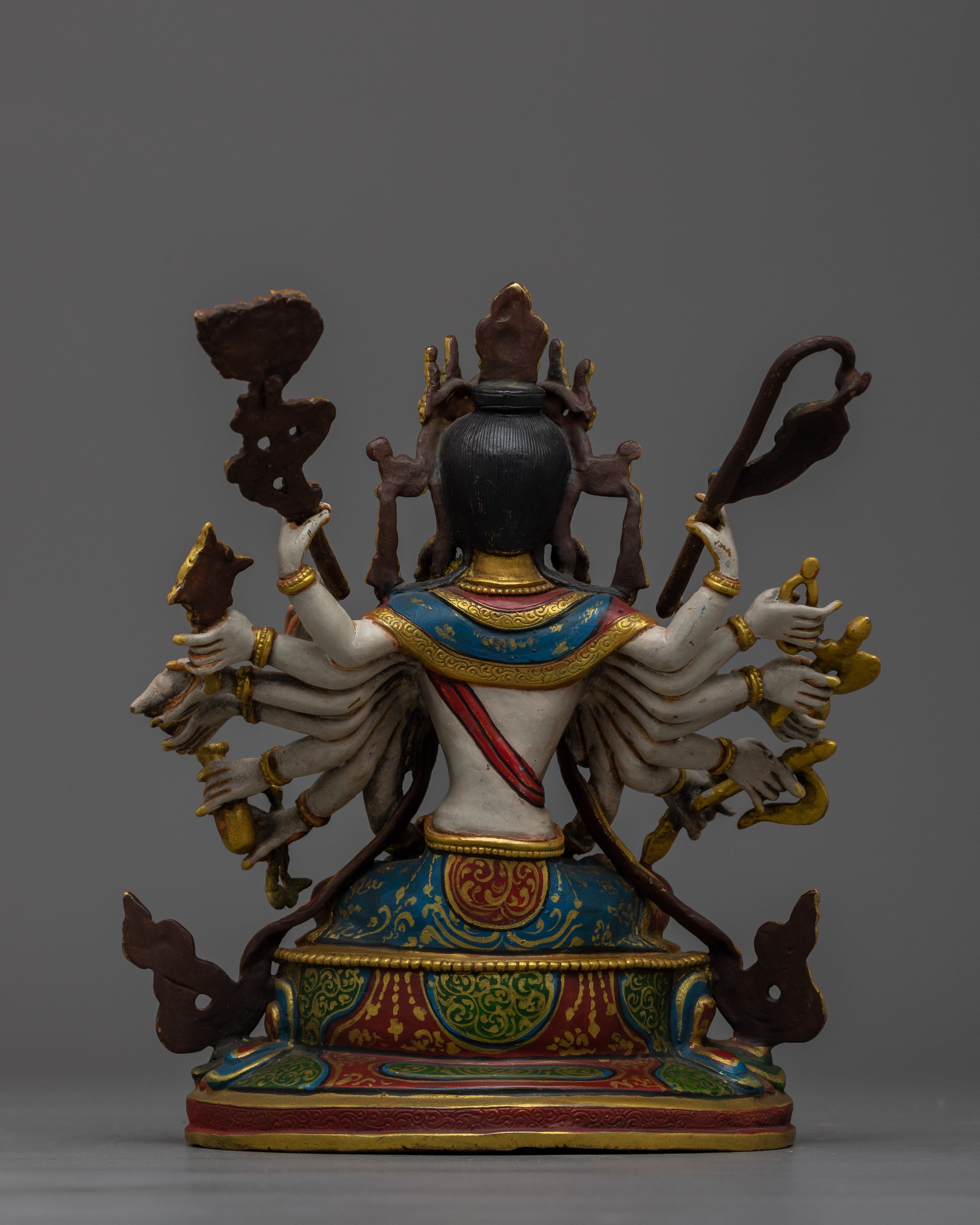 Elegant White-Hued Cundi | Icon of Wisdom and Serenity